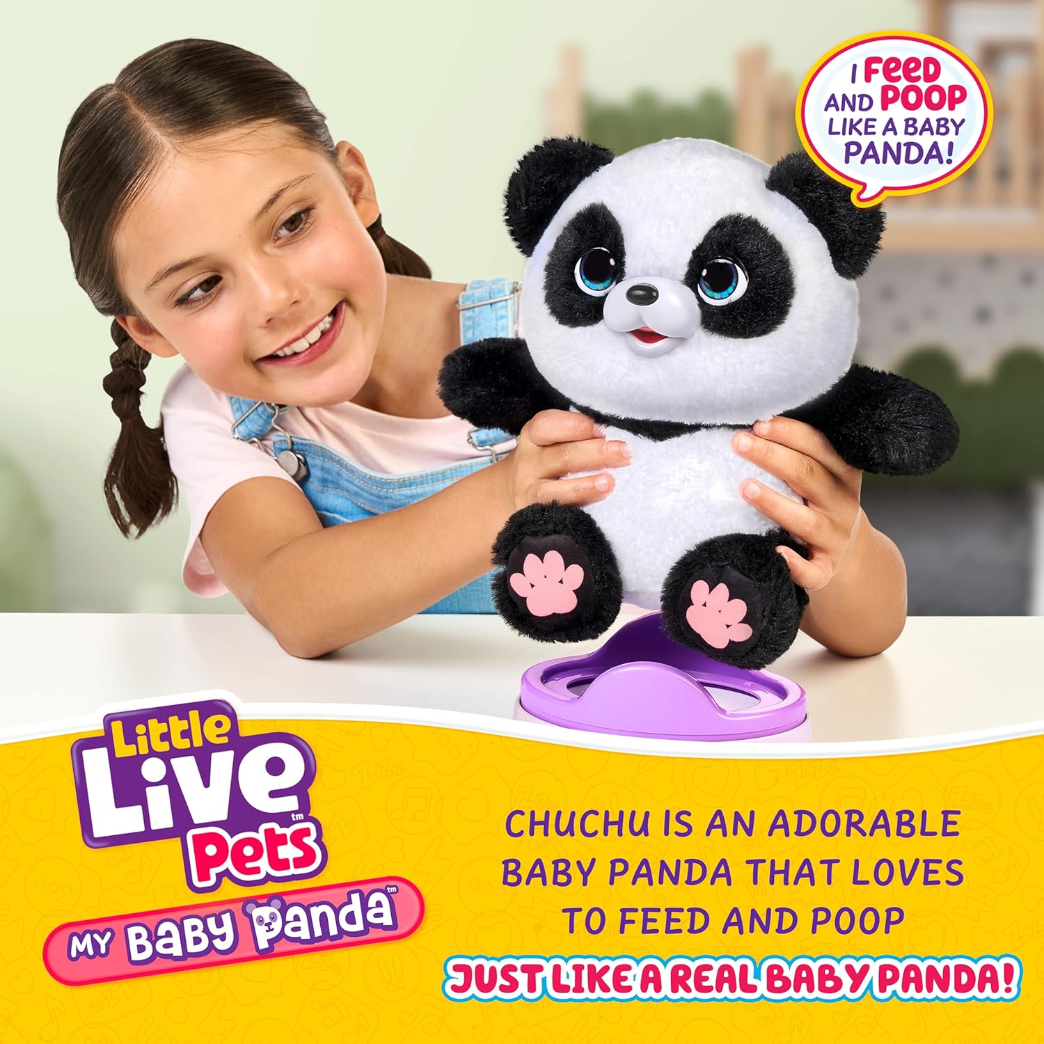 Little Live Pets Interactive Plush My Baby Panda ChuChu