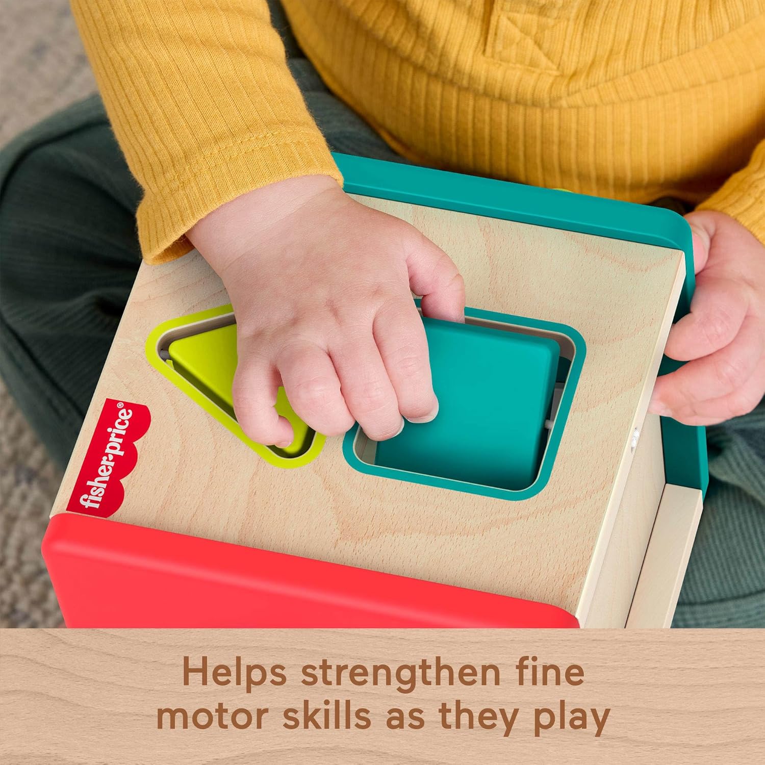 Fisher Price Wooden Mini Activity Cube