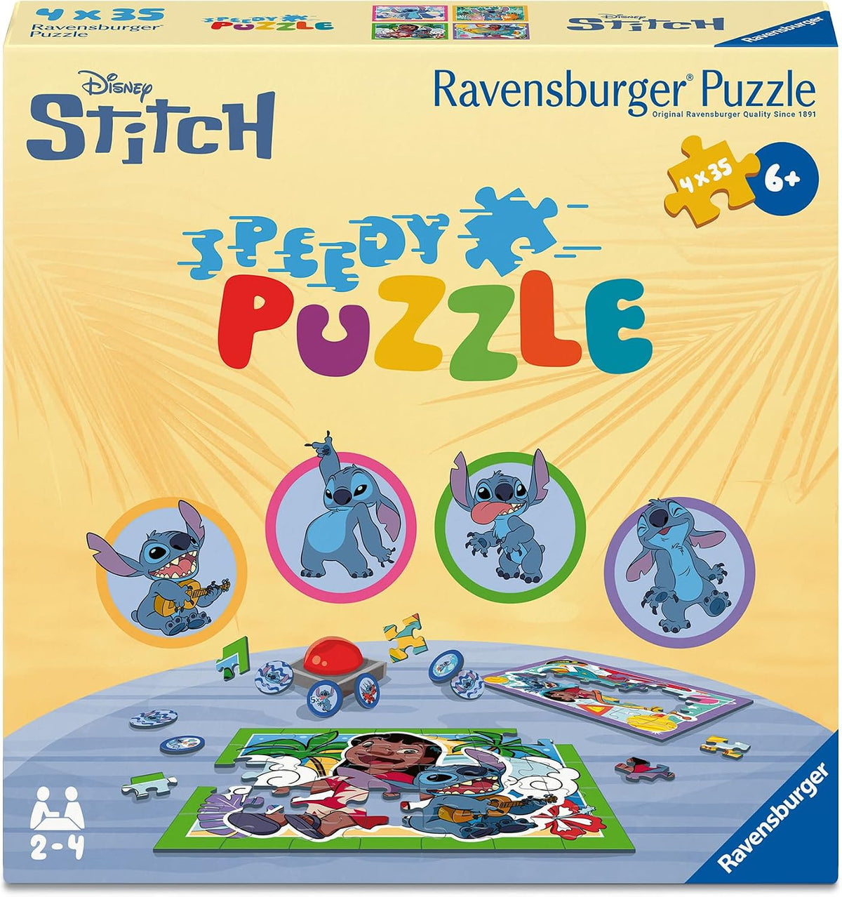 Speedy Puzzle Stitch 4x 35 Piece Jigsaw Puzzle