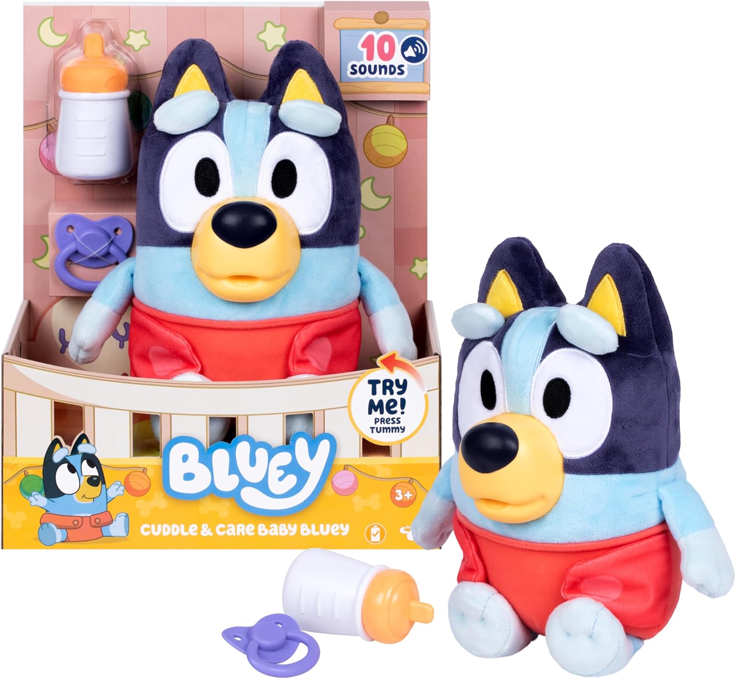 Bluey Cuddle & Care Baby Bluey