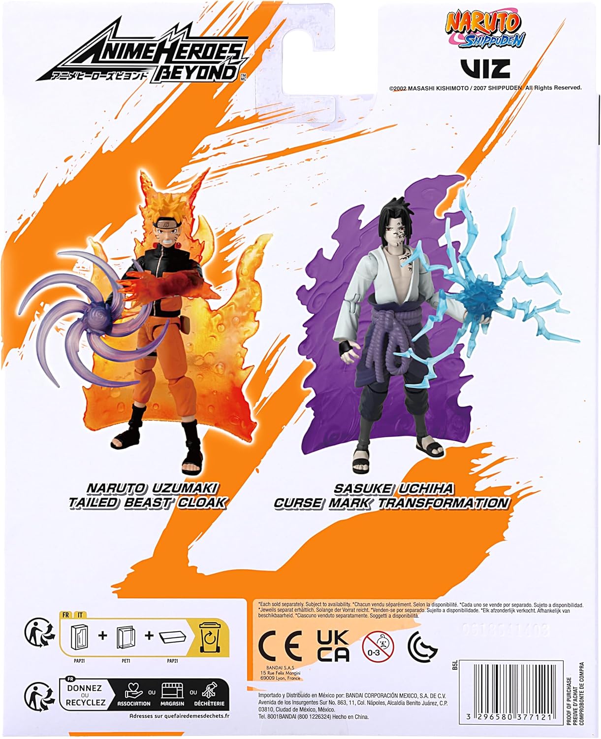 Anime Heroes Beyond Curse Mark Transformation Sasuke Action Figure