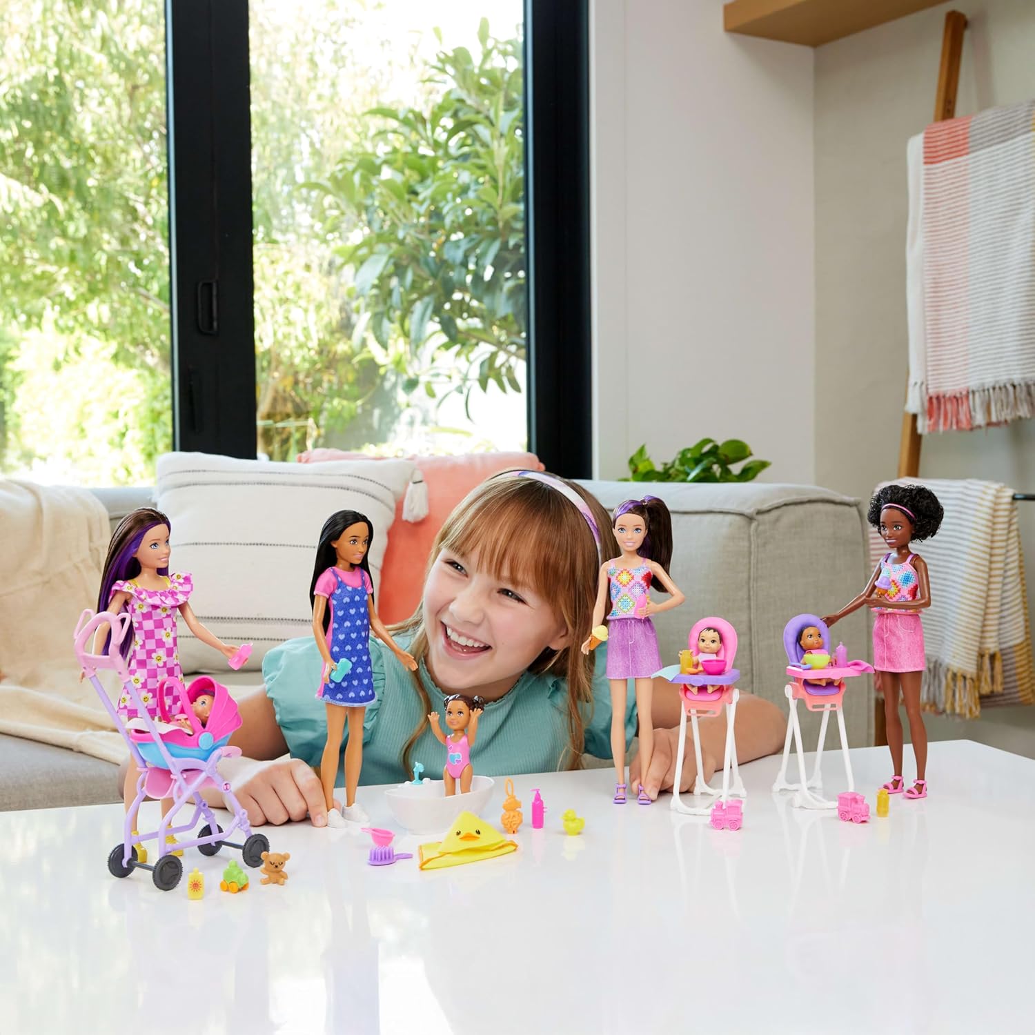 Barbie Skipper Inc Stroller Playset