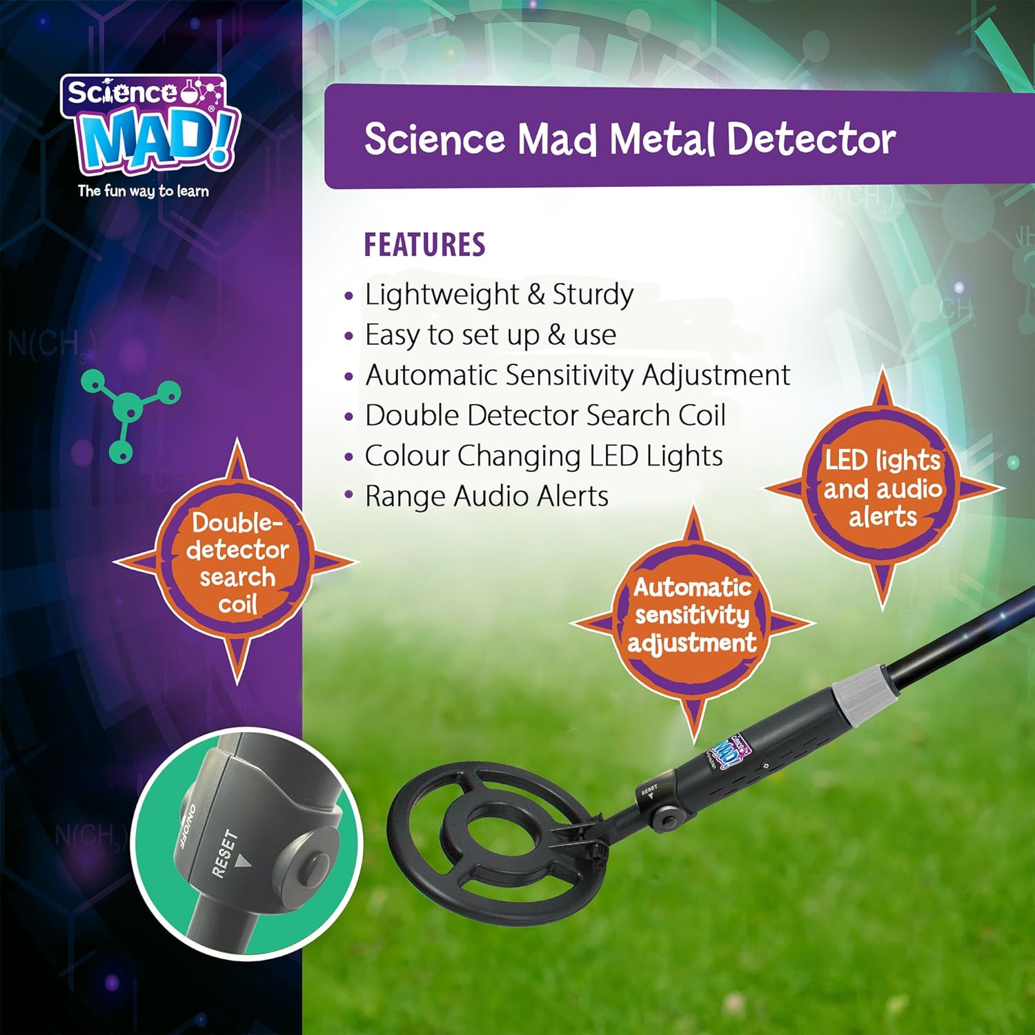 Science Mad Digital Metal Detector