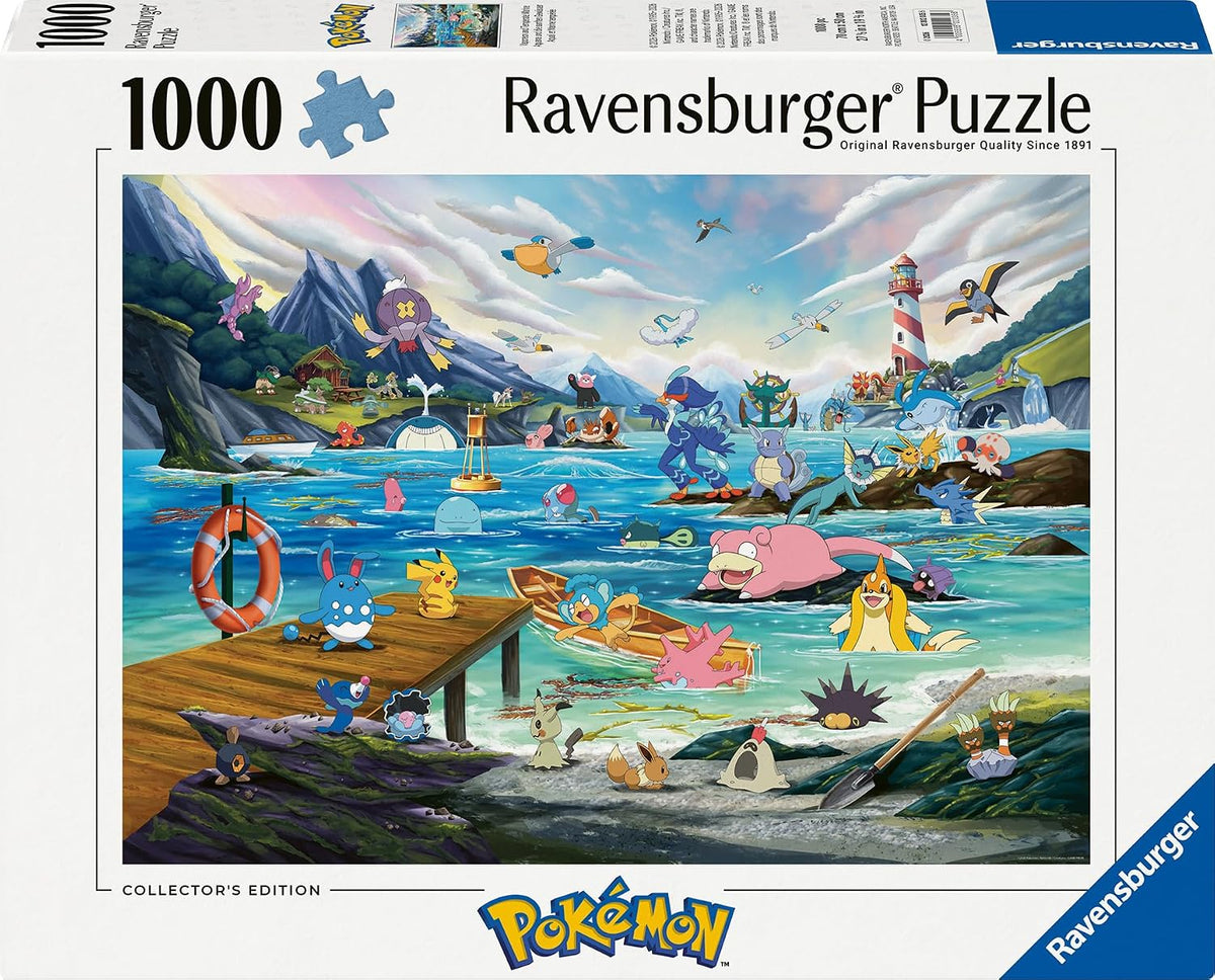 Pokemon Collectors Vaporeon and Temperate Marine 1000 piece Jigsaw Puzzle