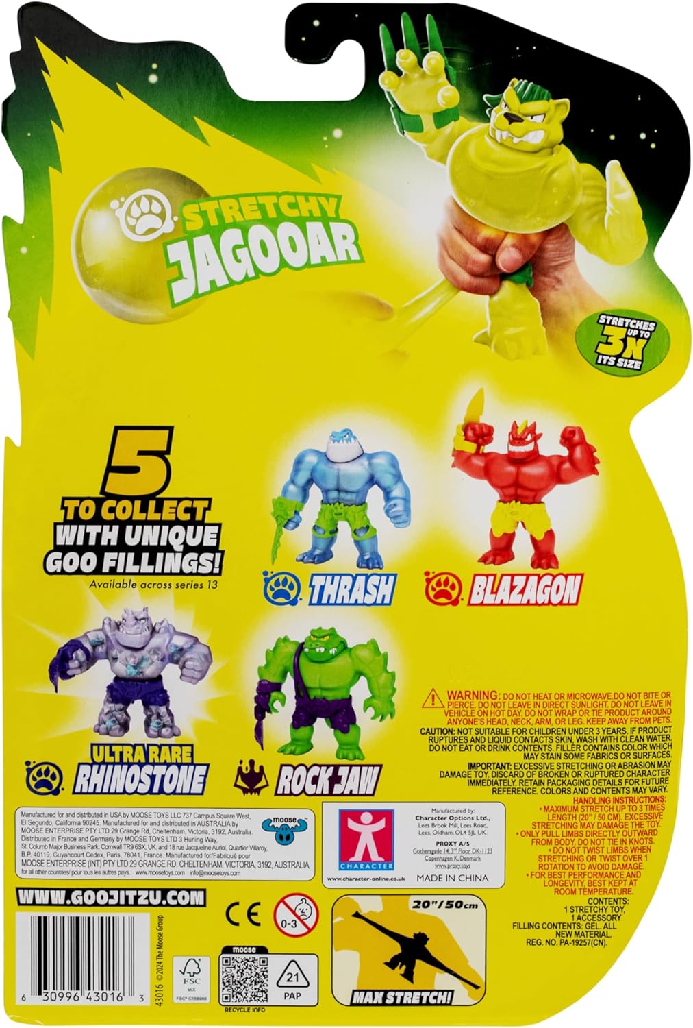 Heroes of Goo Jit Zu Meteor Madness Stretchy Jagooar