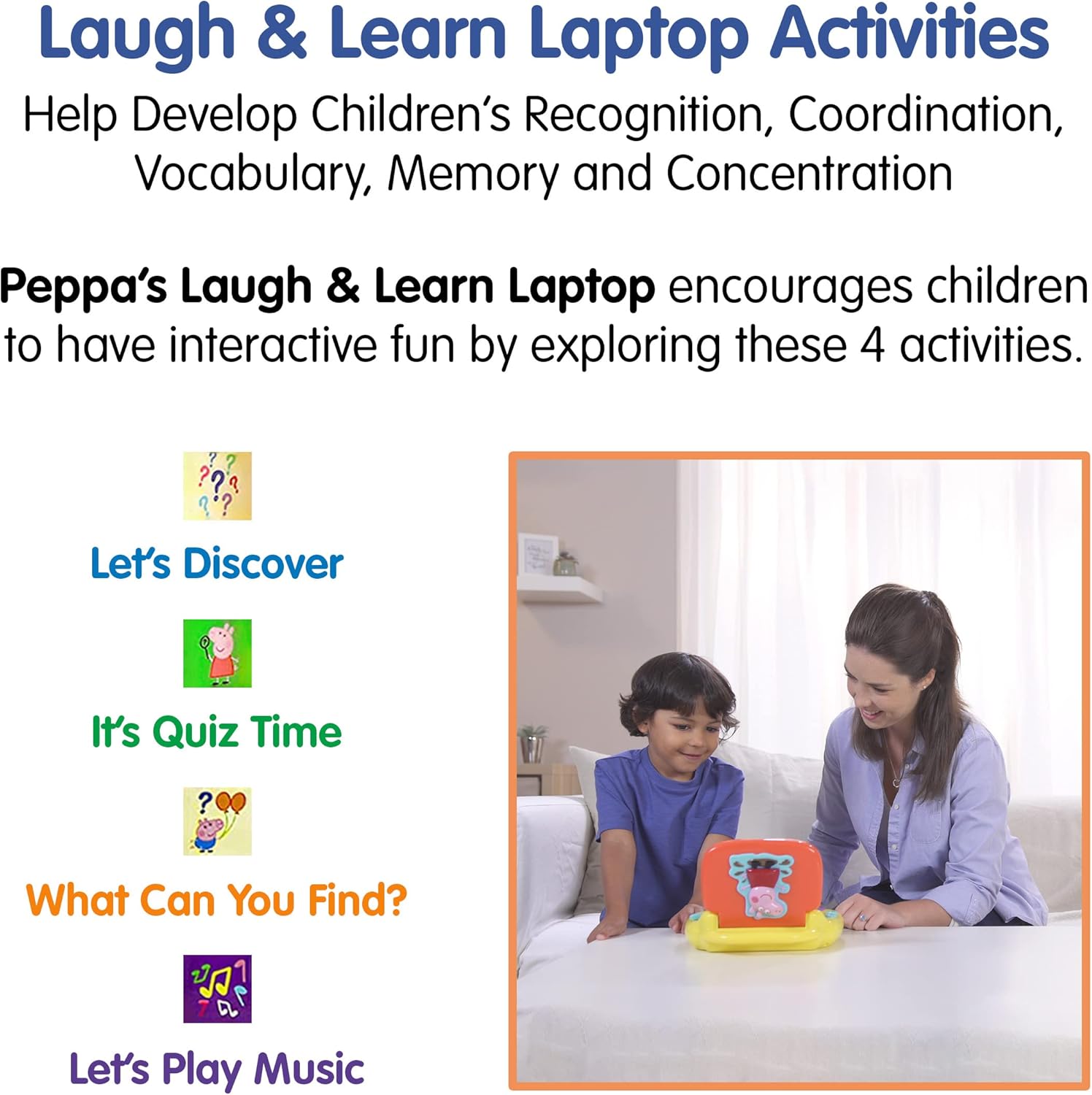 Peppa Pig Laugh & Learn Laptop