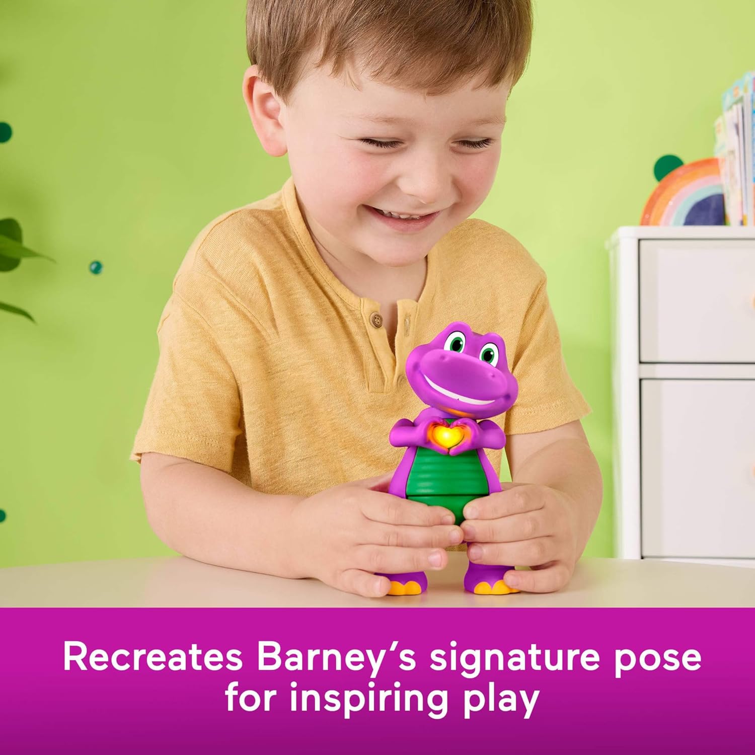 Fisher-Price Barney's World Heart Hands Barney