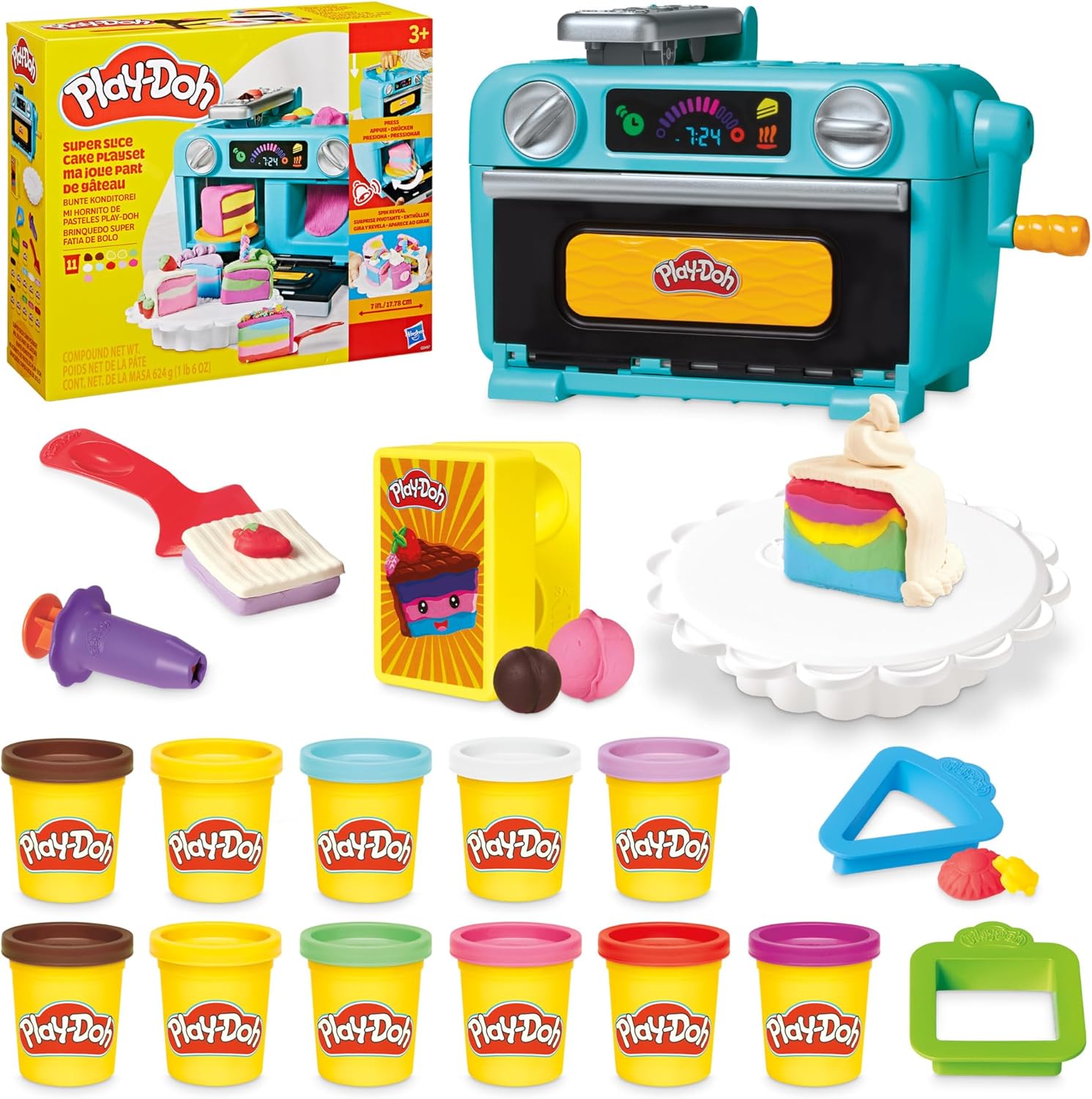 Play Doh Super Slice Cake Playset