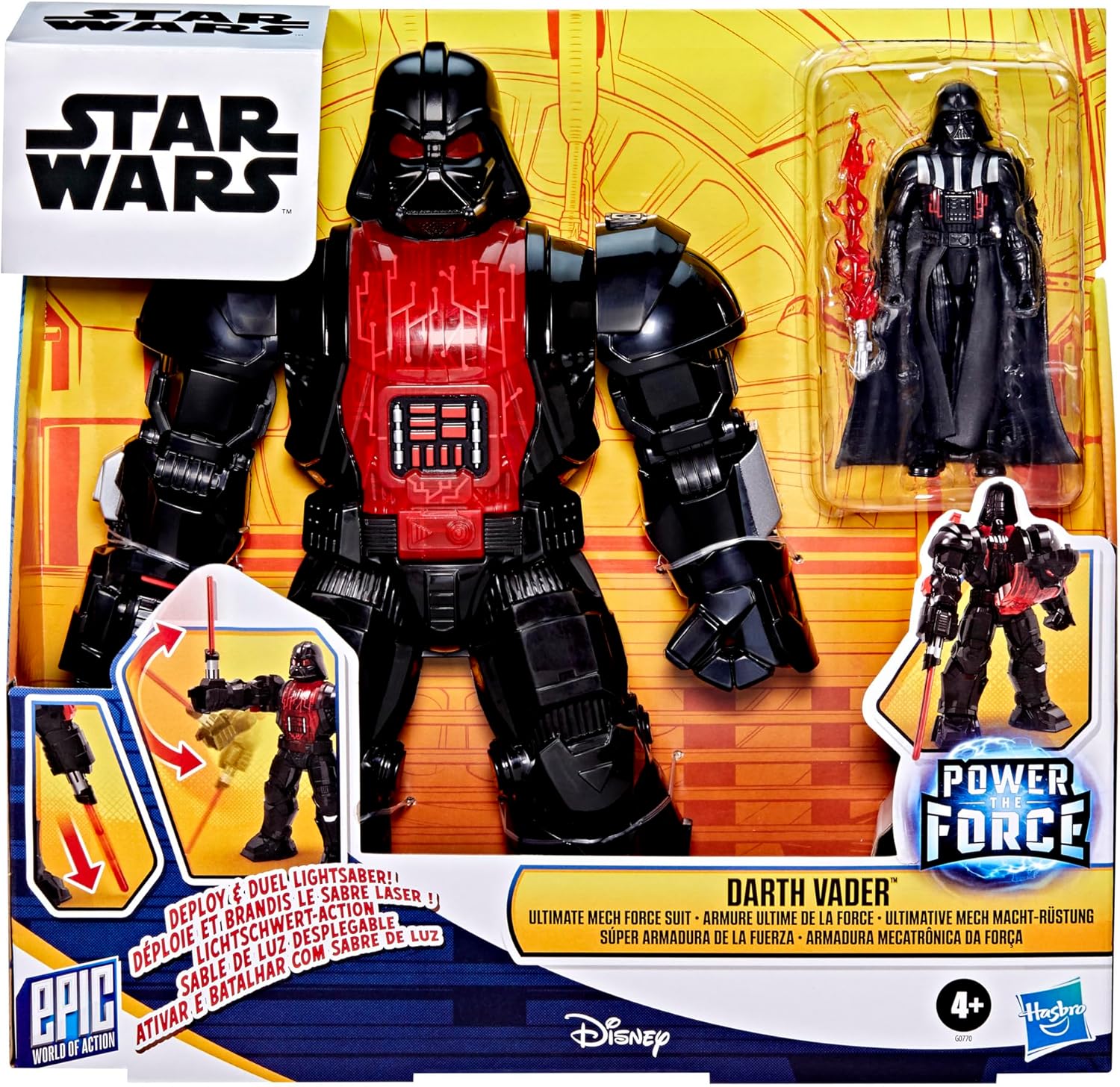 Star Wars Epic World of Action Darth Vader Ultimate Mech Force Suit