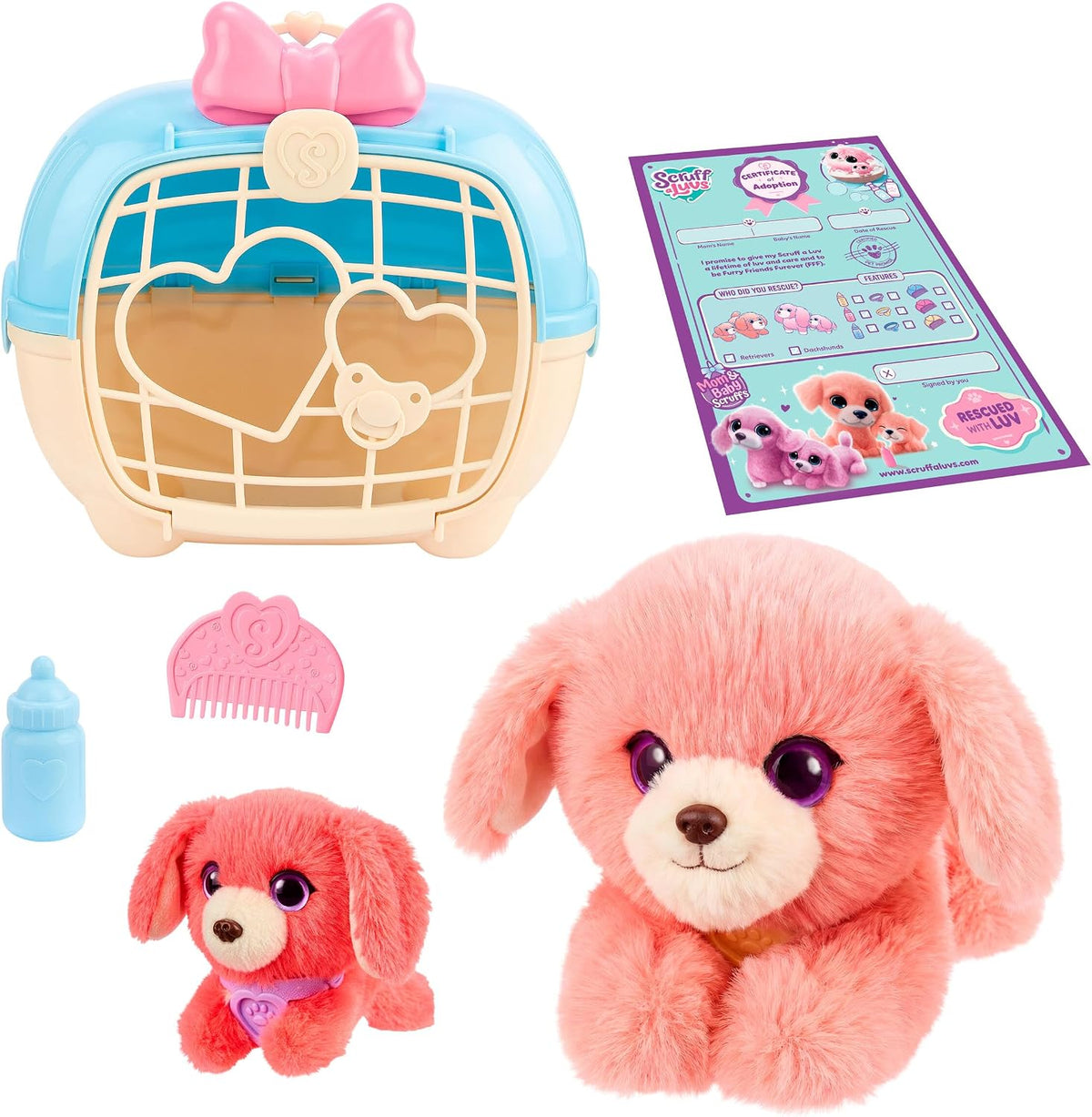 ScruffaLuvs Plush Mom & Baby Series 3