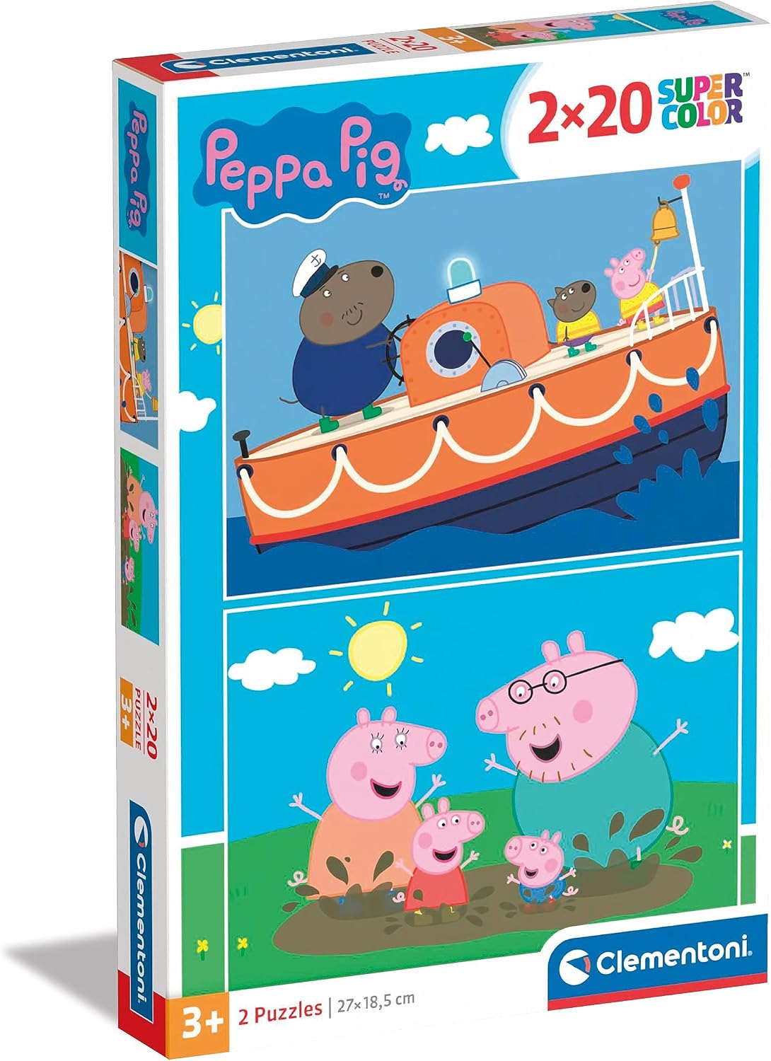 Clementoni Peppa Pig 2x20 Piece Jigsaw Puzzle