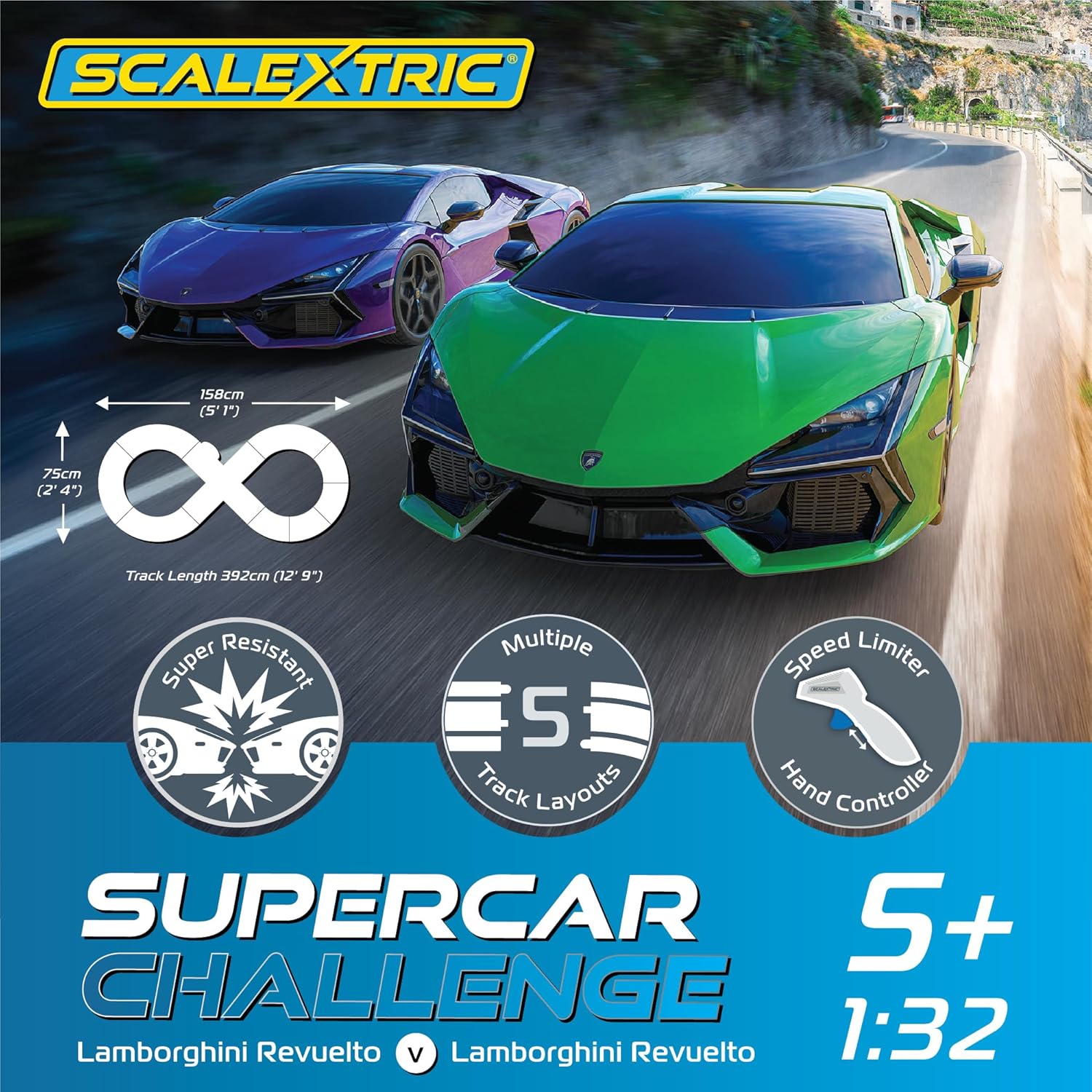 Scalextric Supercar Showdown Slot Car Race Set