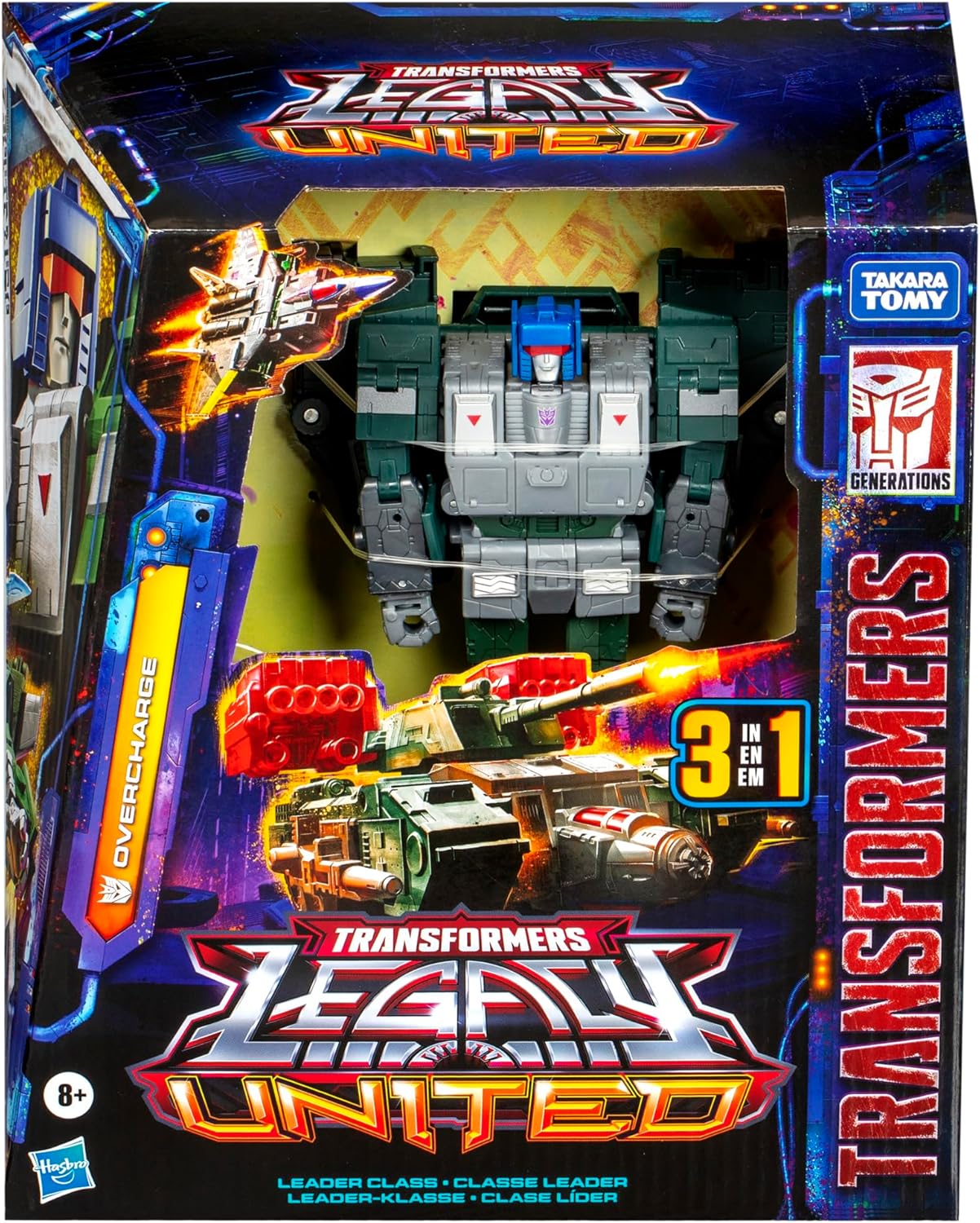 Transformers Legacy United Leader Class Overcharge Action Figure