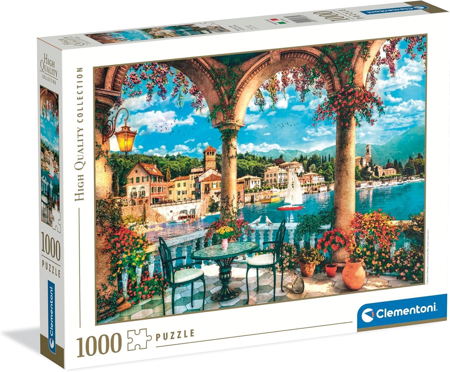 Clementoni - Blacony View of Lake Como 1000 Pieces