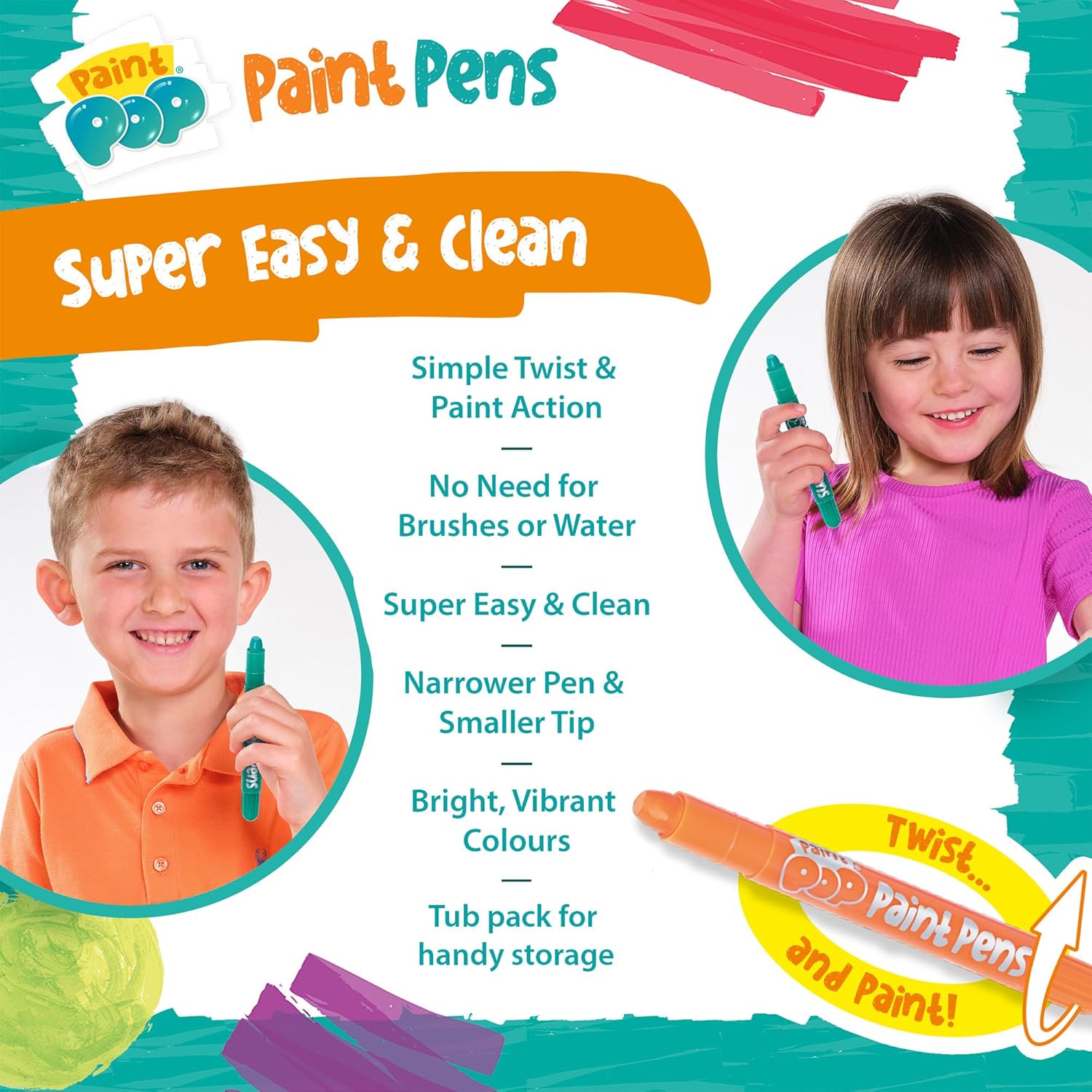 Paint Pop Paint Pens 12 Pack