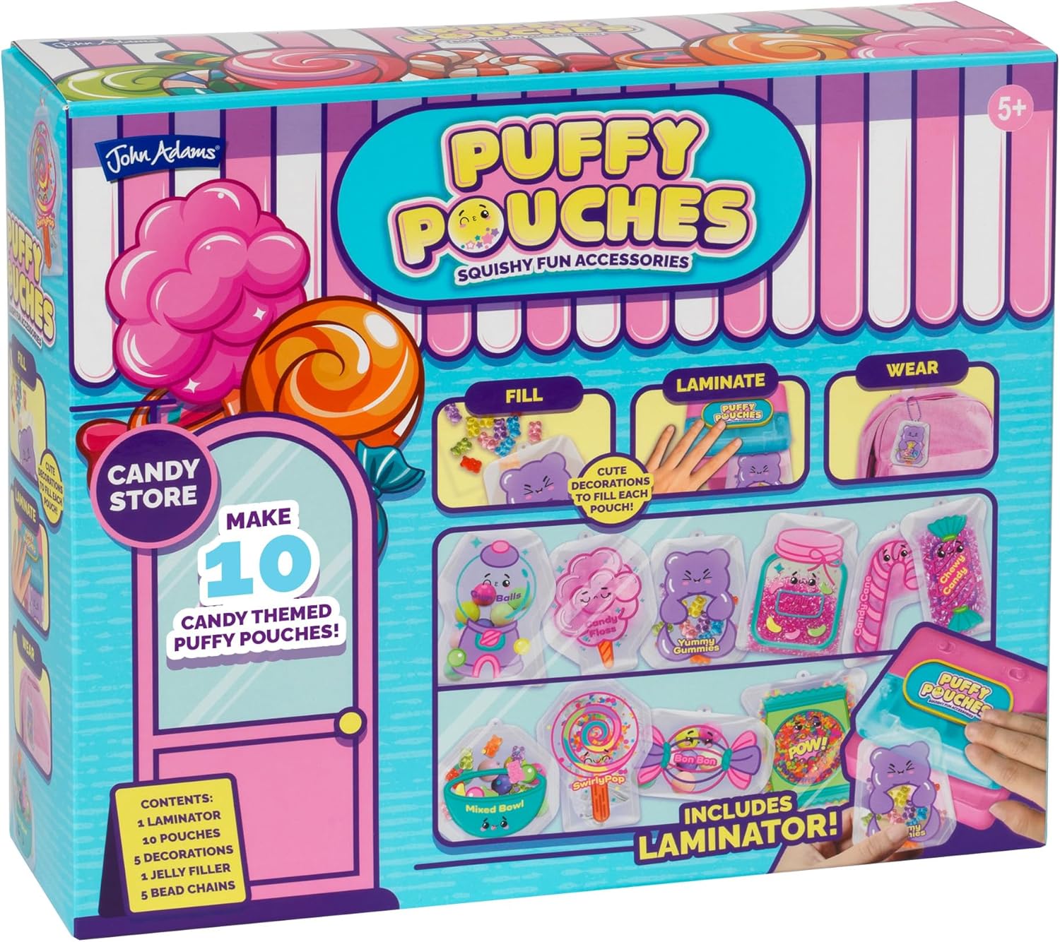 Puffy Pouches Theme Set - Candy Store