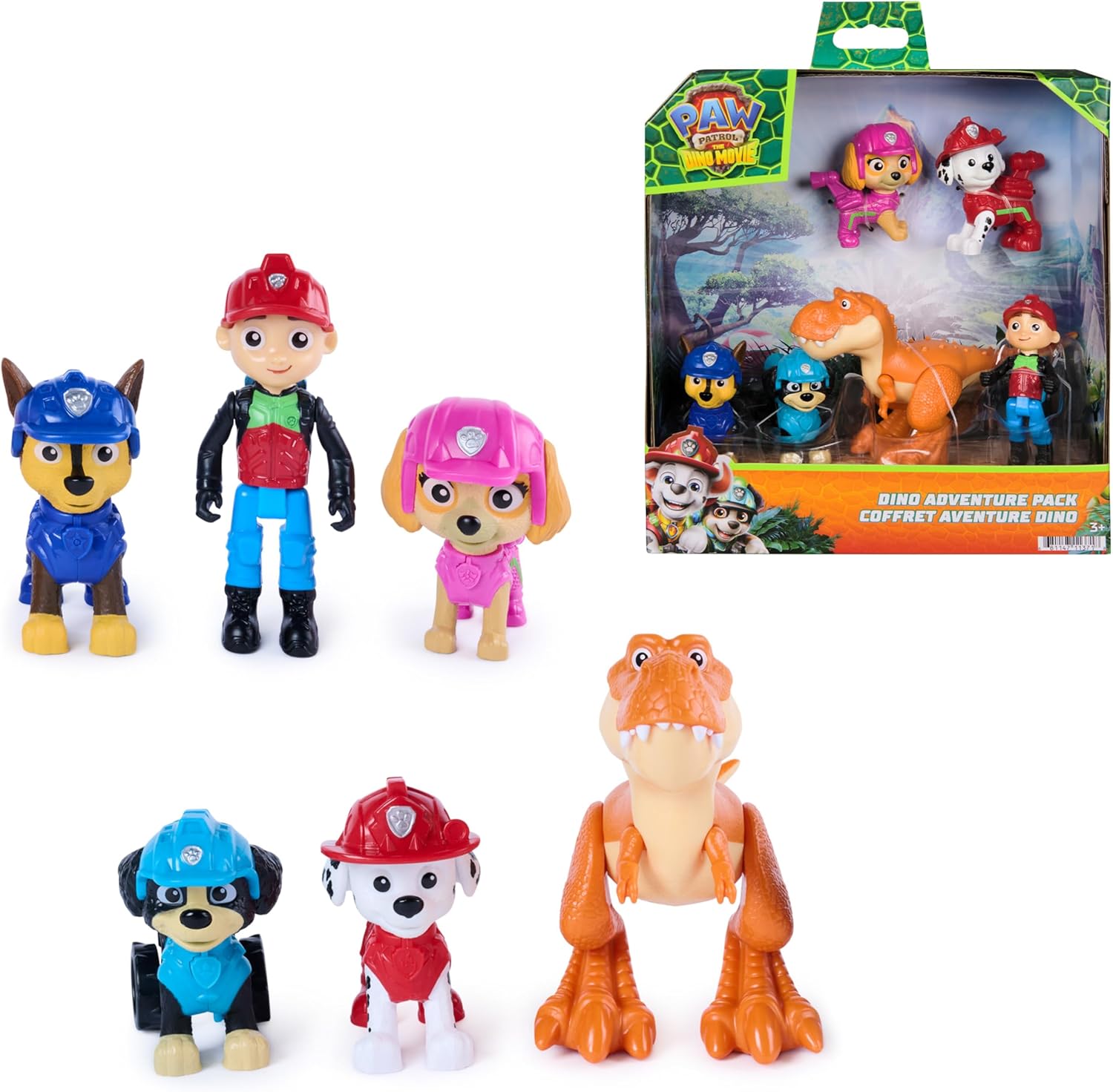 Paw Patrol The Dino Movie - Adventure Figure 6 Pack