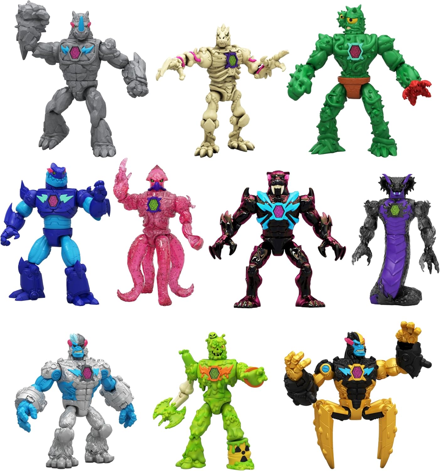 MrBeast Lab - Hybrids Hyper Fusion Mystery Mix & Match Actiong Figure Pack