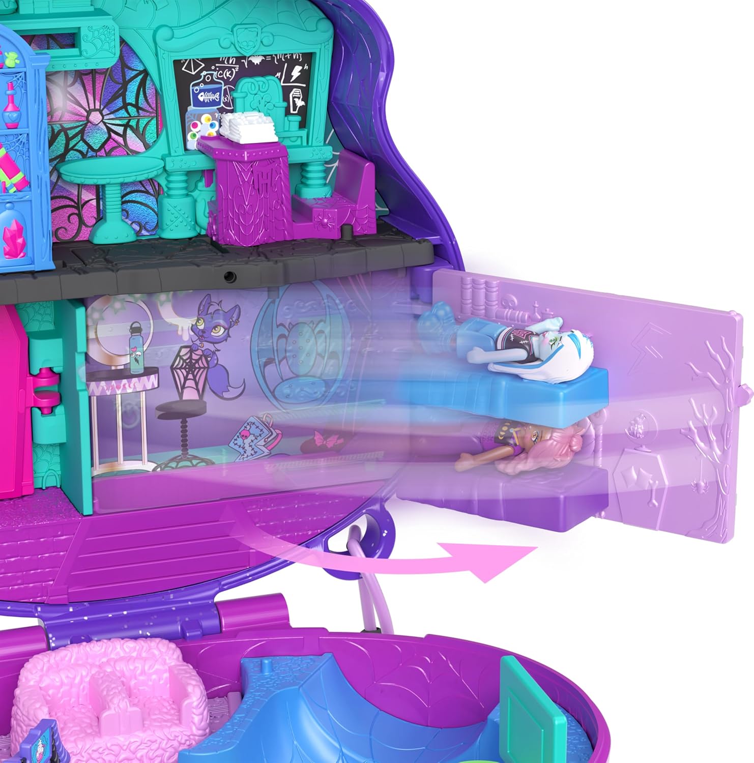 Polly Pocket Monster High Compact playset