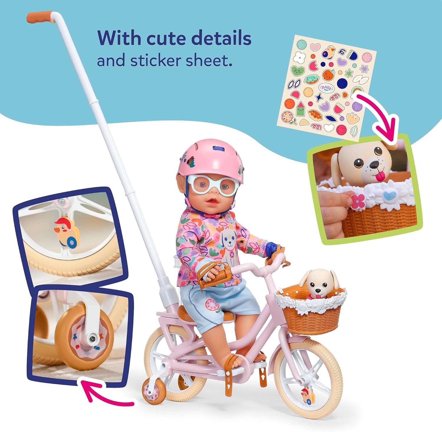 Baby Born Bike with Lucky the Dog