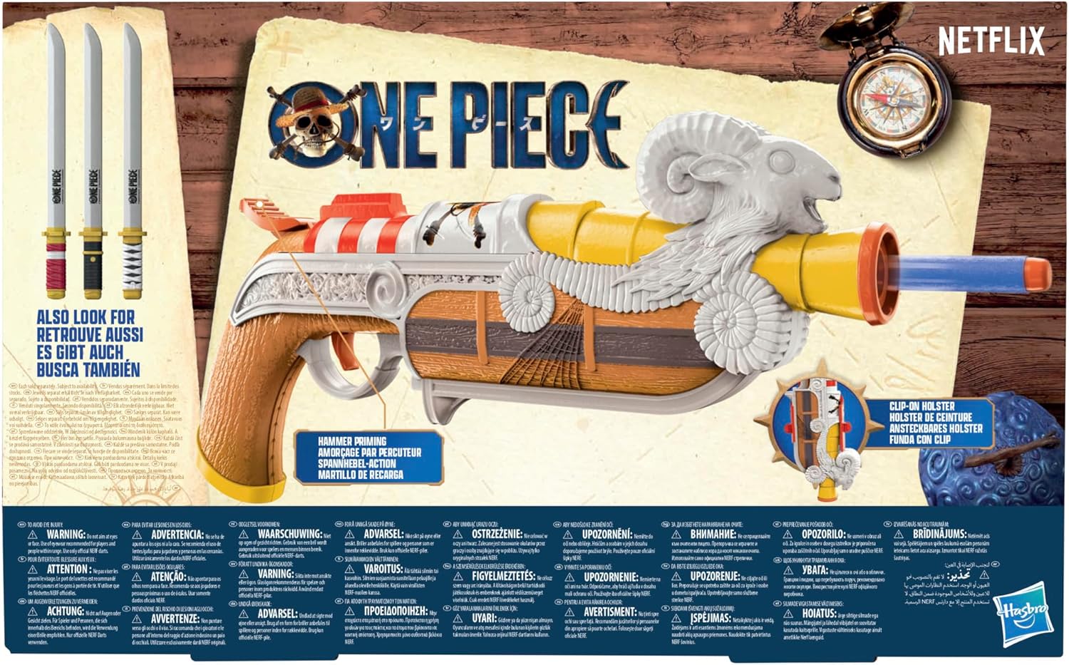 Nerf One Piece Going Merry Blaster and Holster