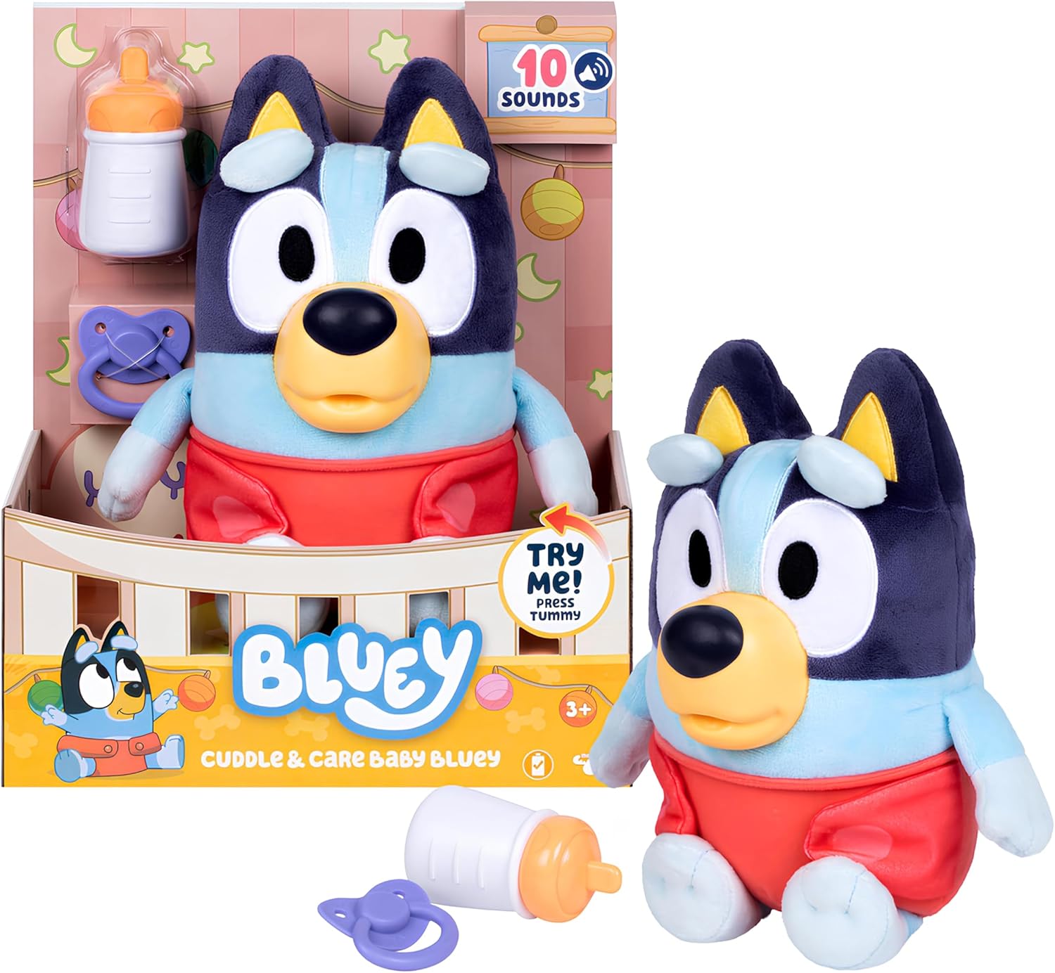 Bluey Cuddle & Care Baby Bluey