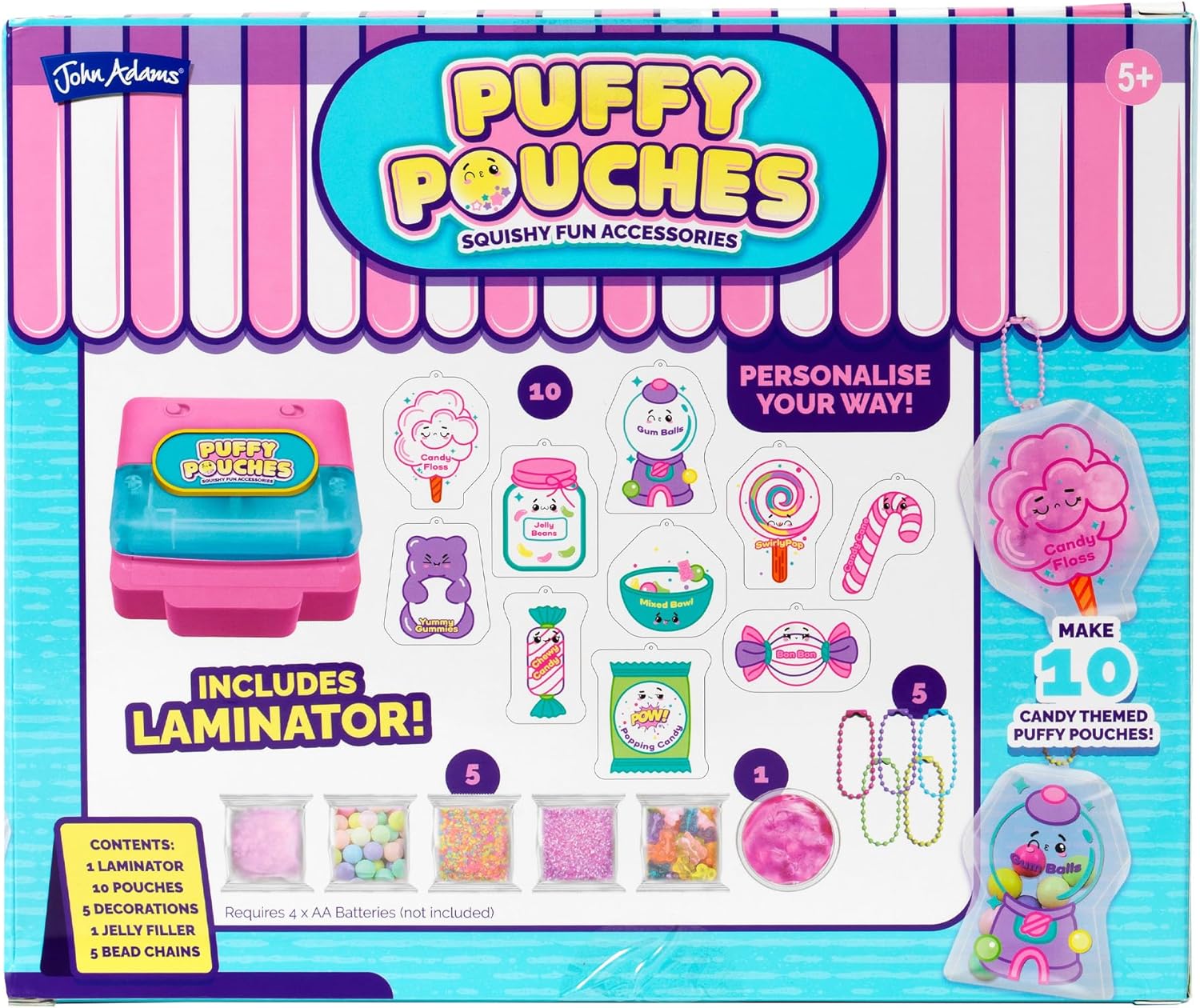 Puffy Pouches Theme Set - Candy Store