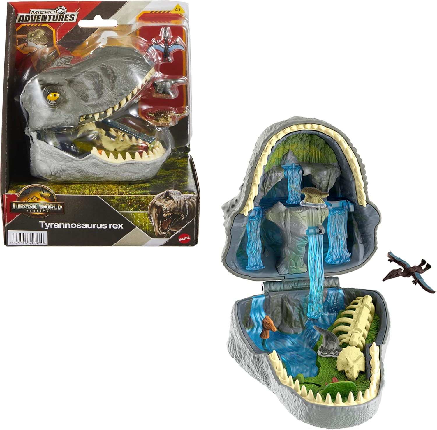 Jurassic World Rebirth - Tyrannosaurus Rex Micro Adventure Playset