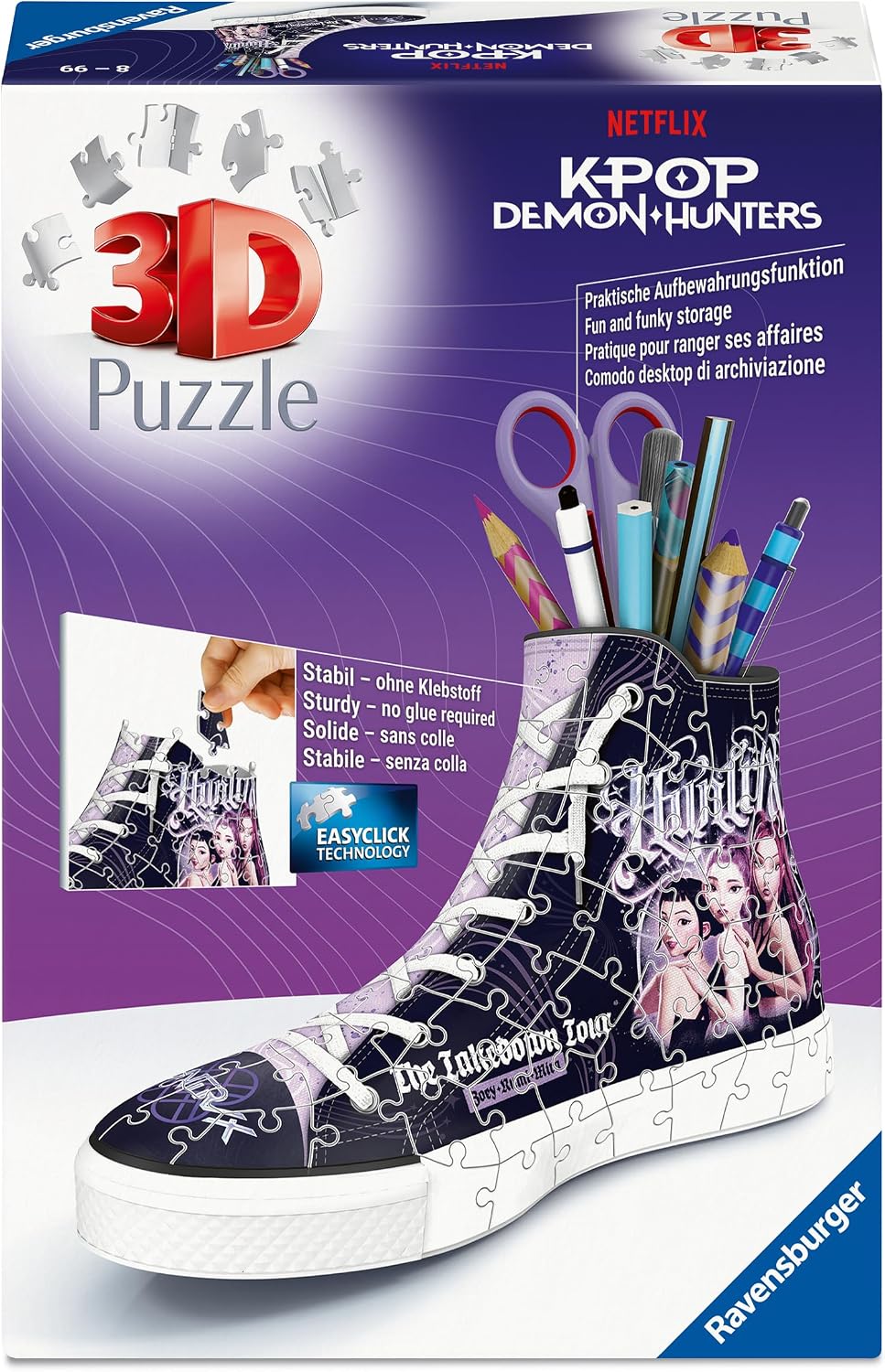 Kpop Demon Hunters 3D Sneaker 108 Piece Puzzle