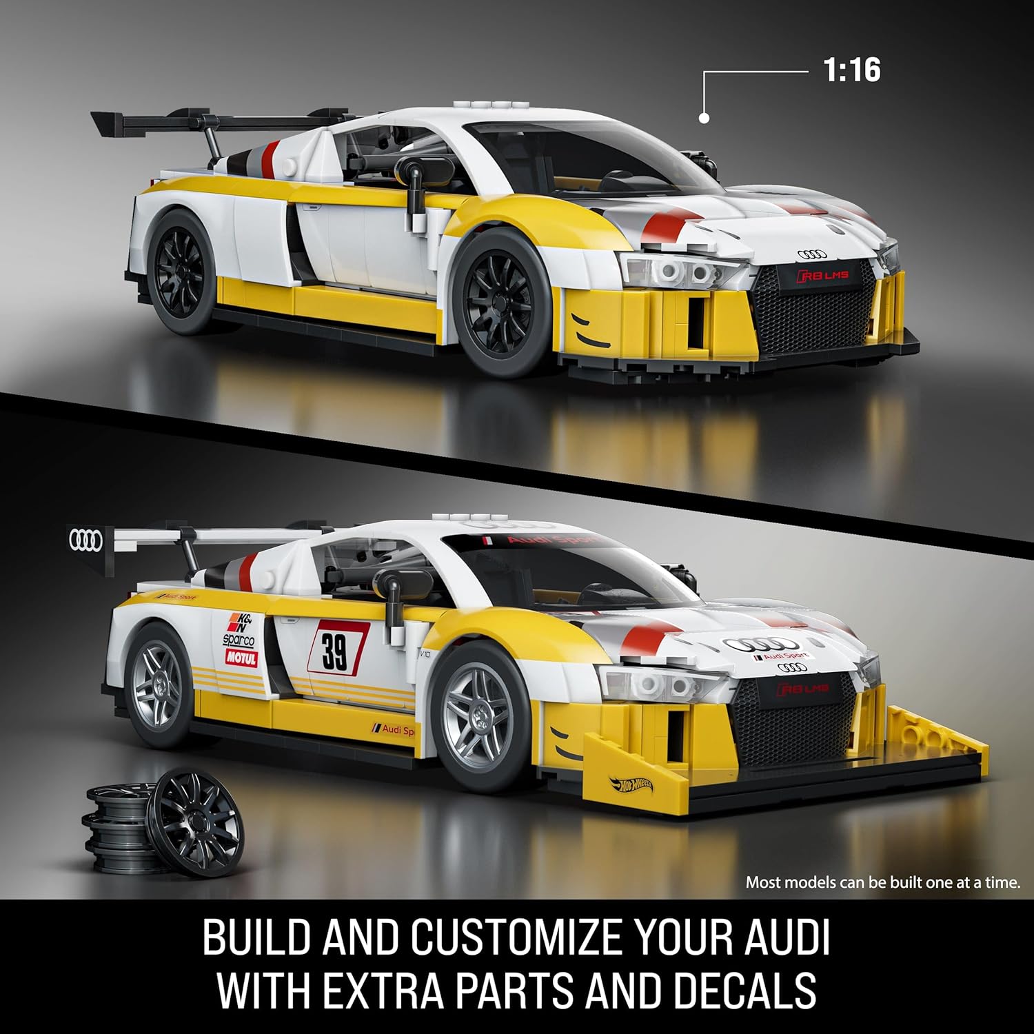 Hot Wheels Brick Shop 15 Audi R8 LMS