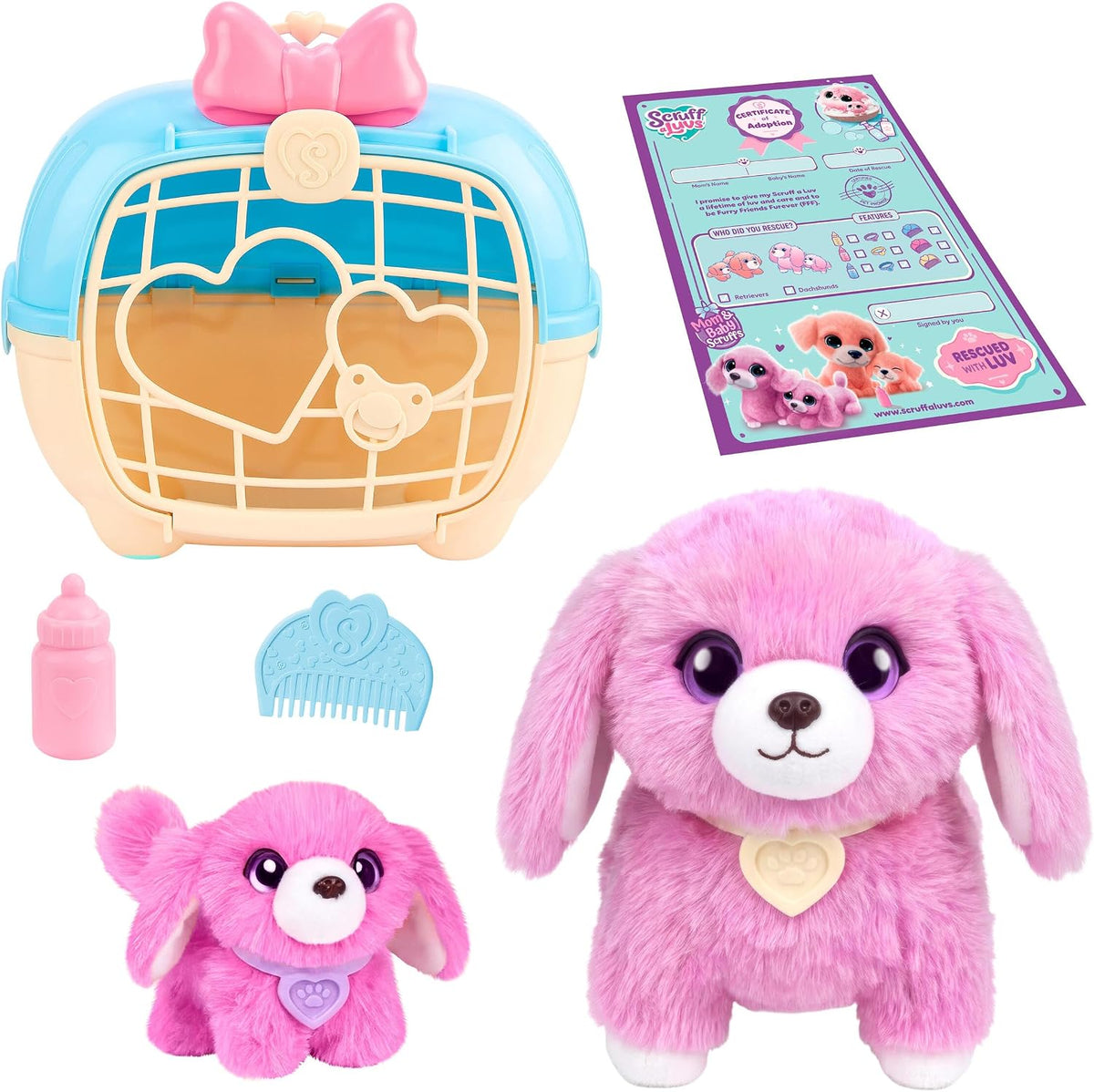 ScruffaLuvs Plush Mom & Baby Series 3