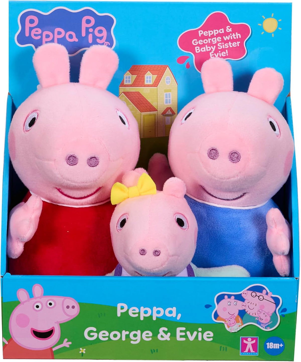 Peppa Pig - Peppa George and Evie Plush 3 Pack