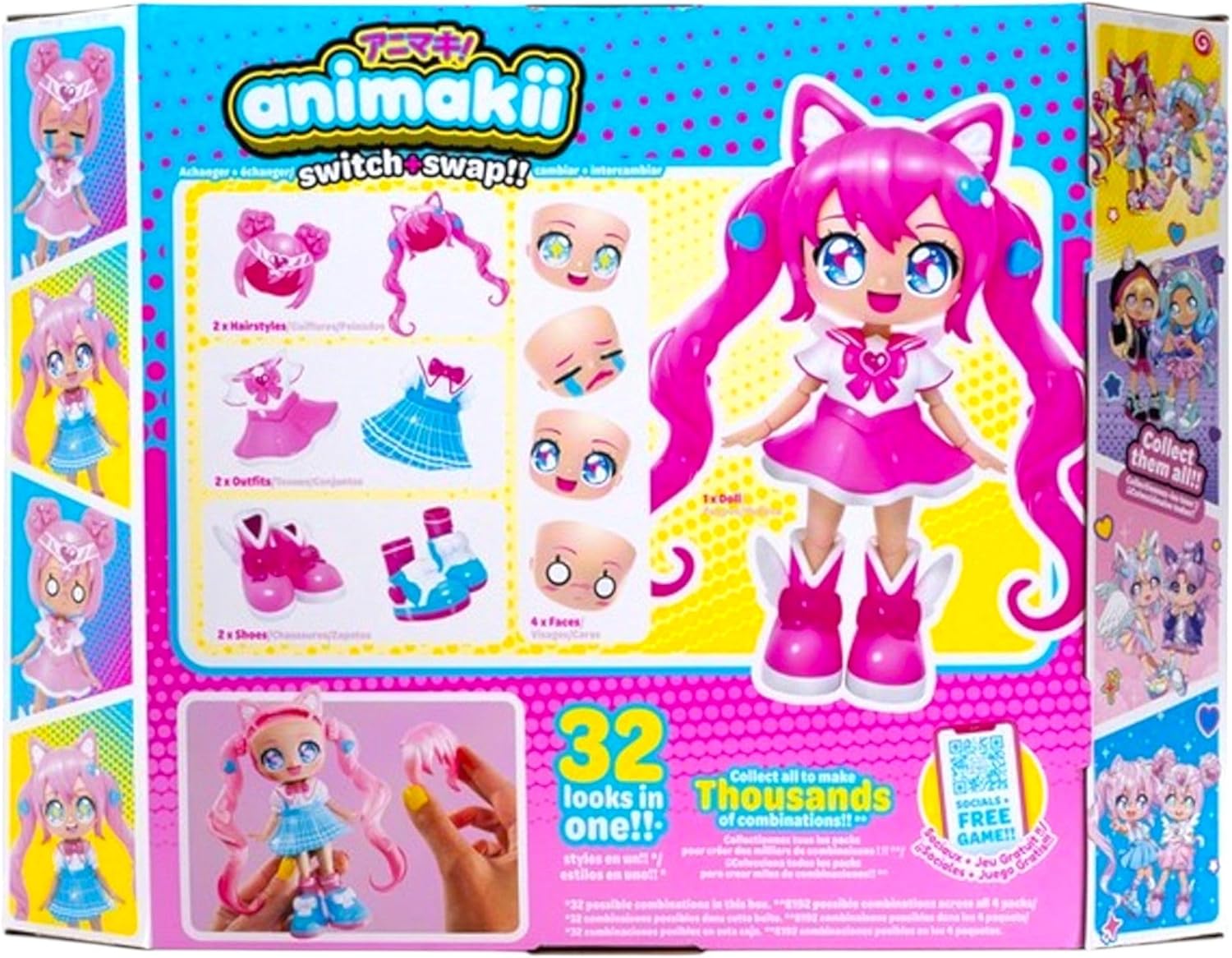 Animakii Doll Magical Girl & School Girl Pack
