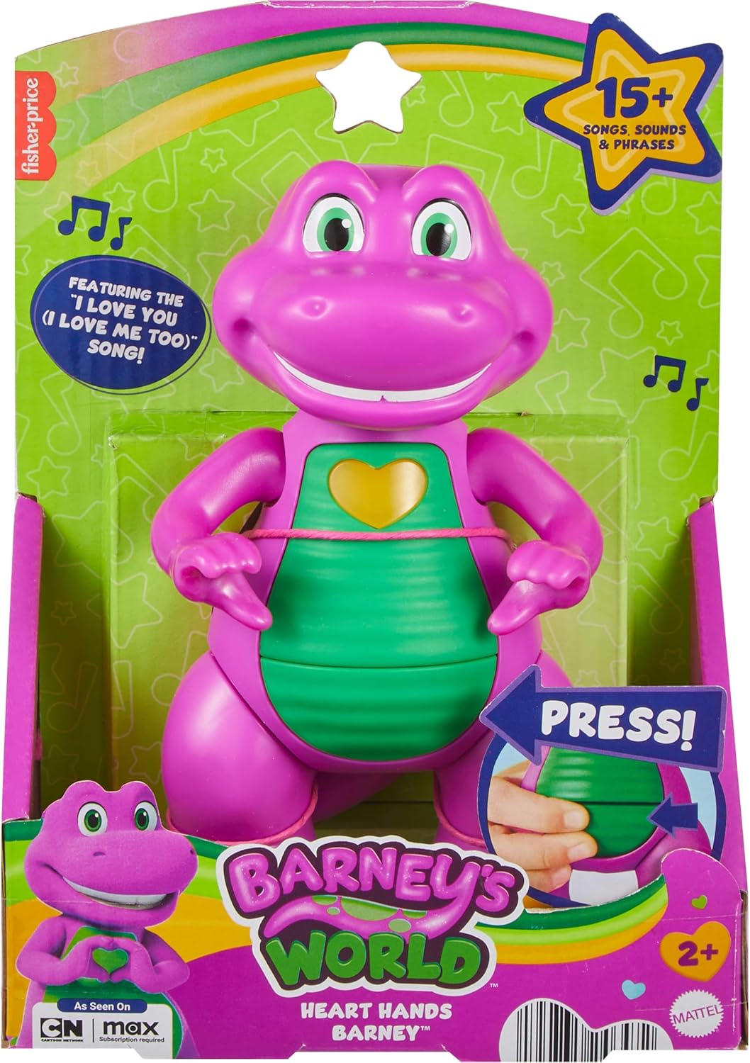 Fisher-Price Barney's World Heart Hands Barney