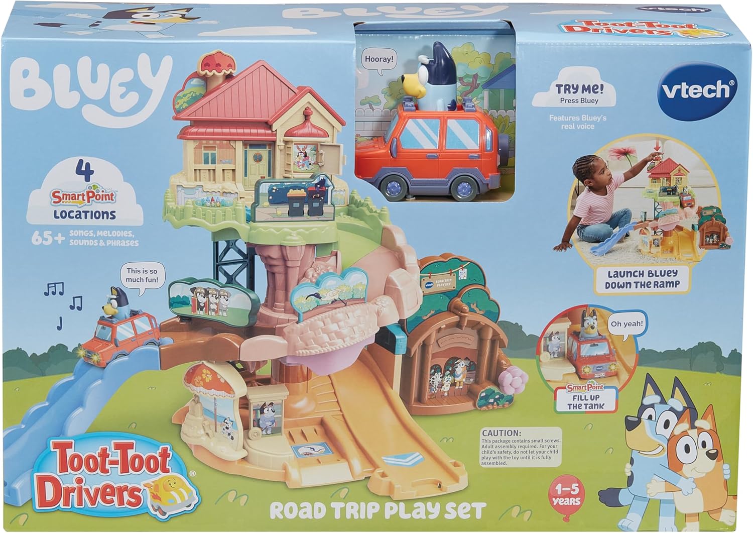 Toot Toot Driver Bluey Road Trip Playset