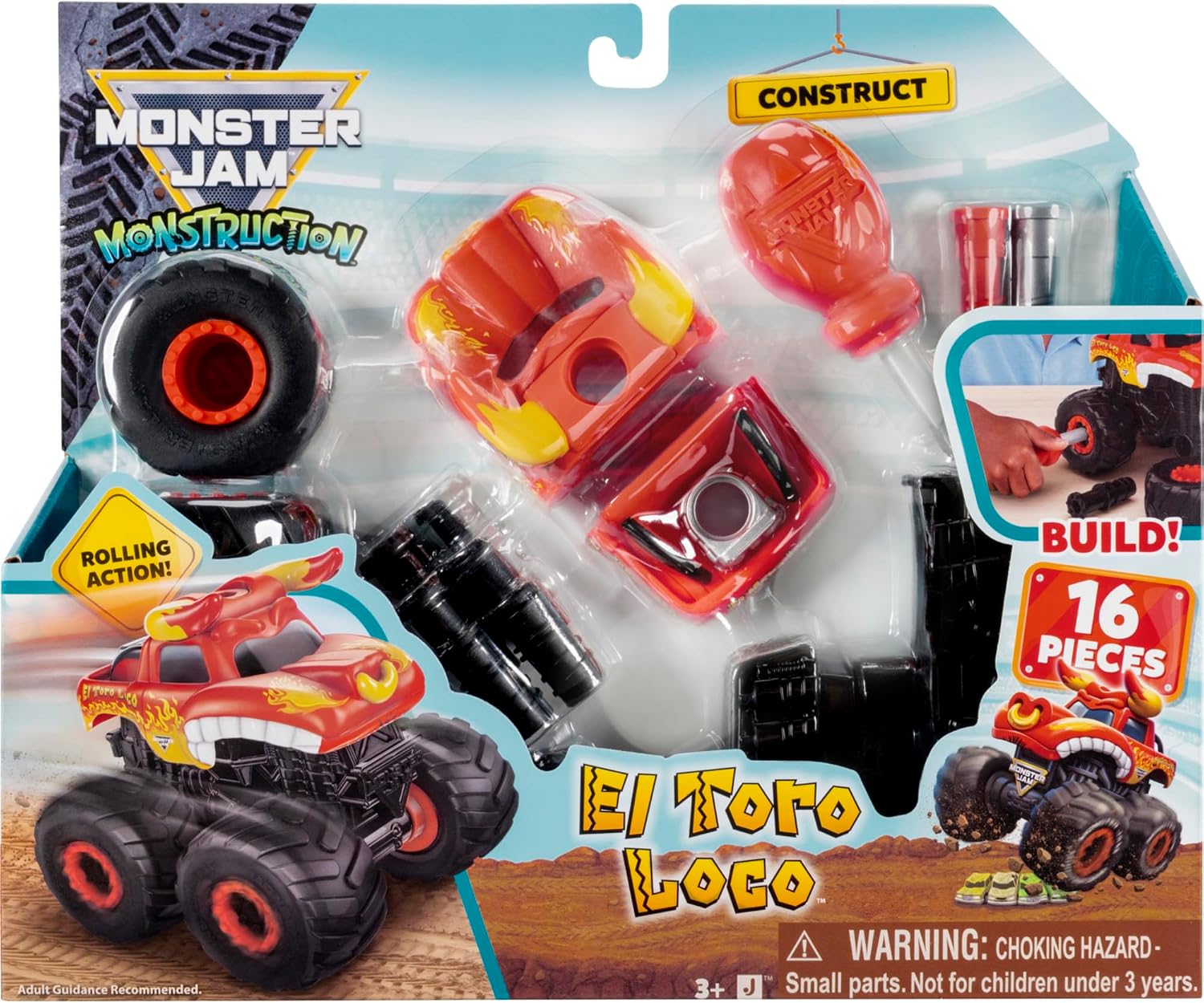 Monster Jam Monstruction 13cm El Toro Loco Monster Truck