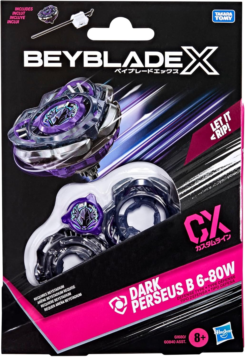 Beyblade X - Dark Perseus B 6-80W CX Starter Pack