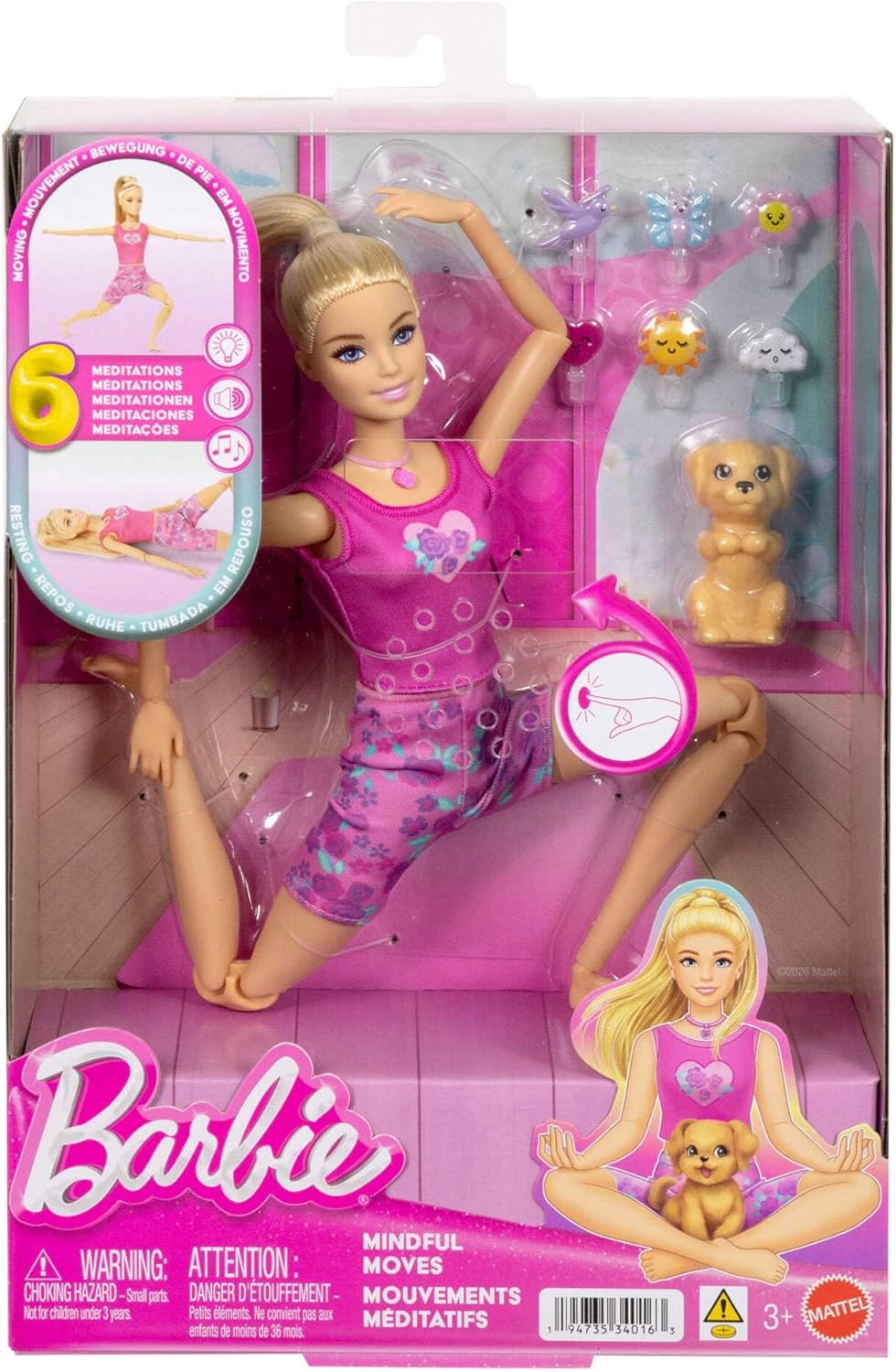 Barbie Mindful Moves Meditation Doll