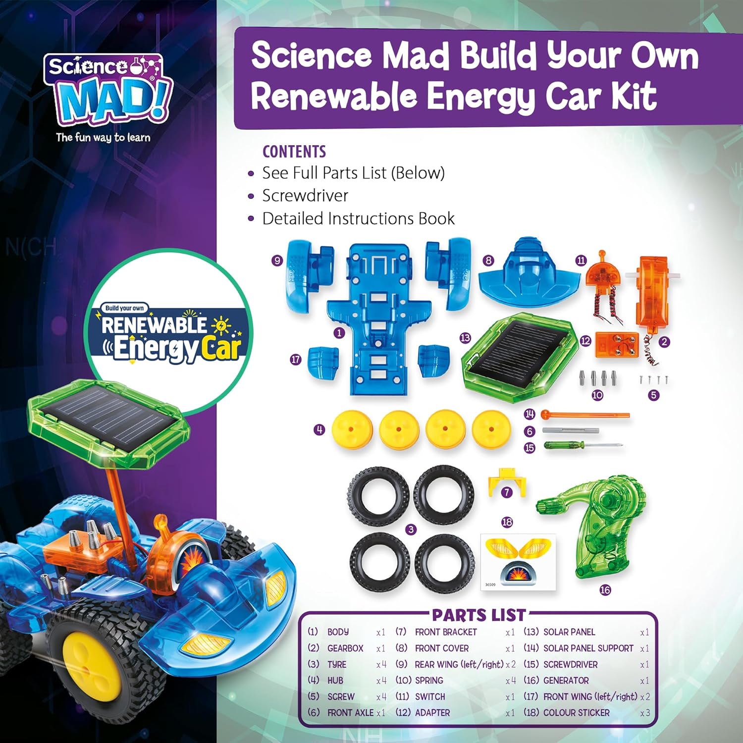Science Mad Build Your Own Renewable Energy Car