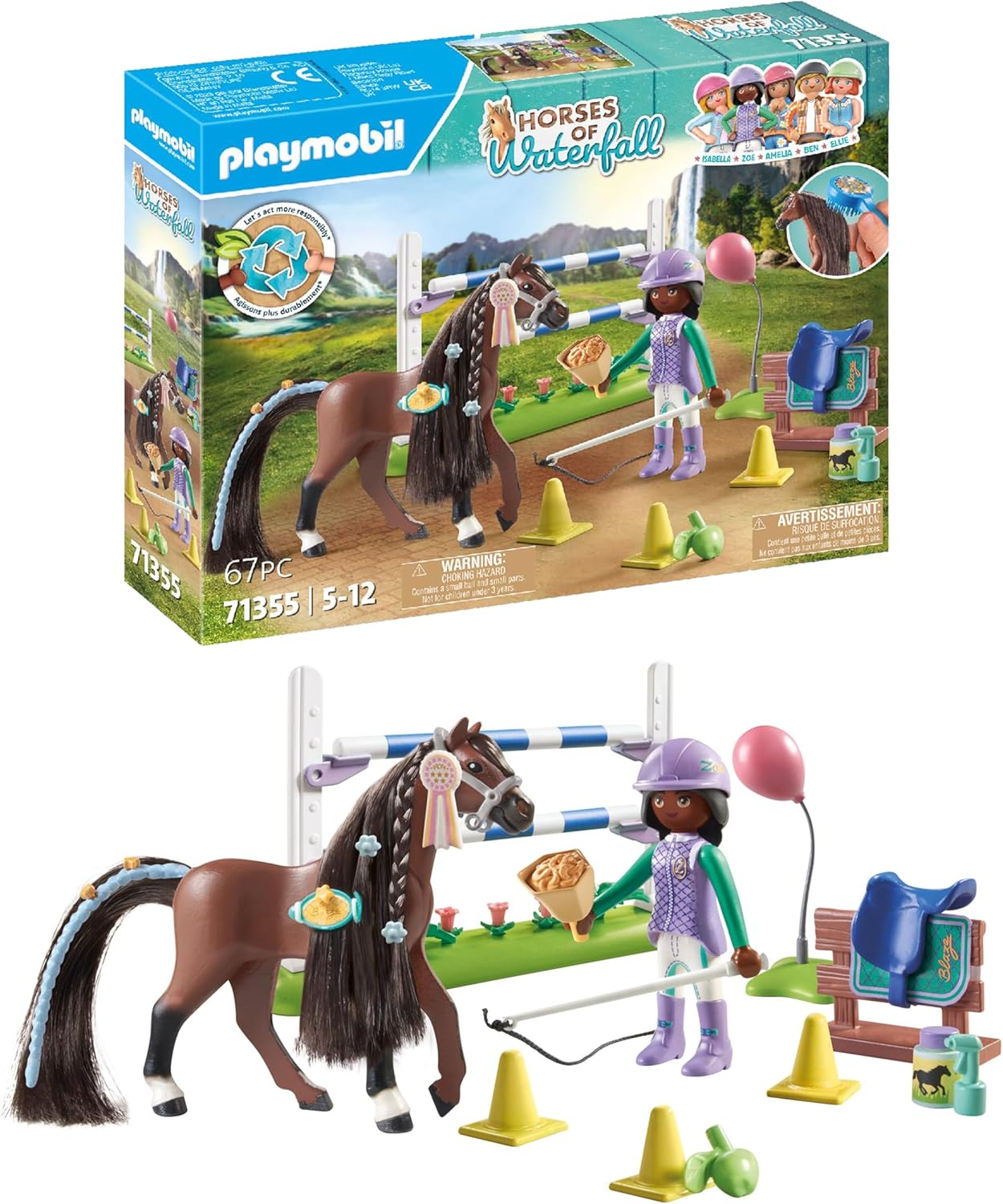 Playmobil Jumping Arena with Zoe and Blaze