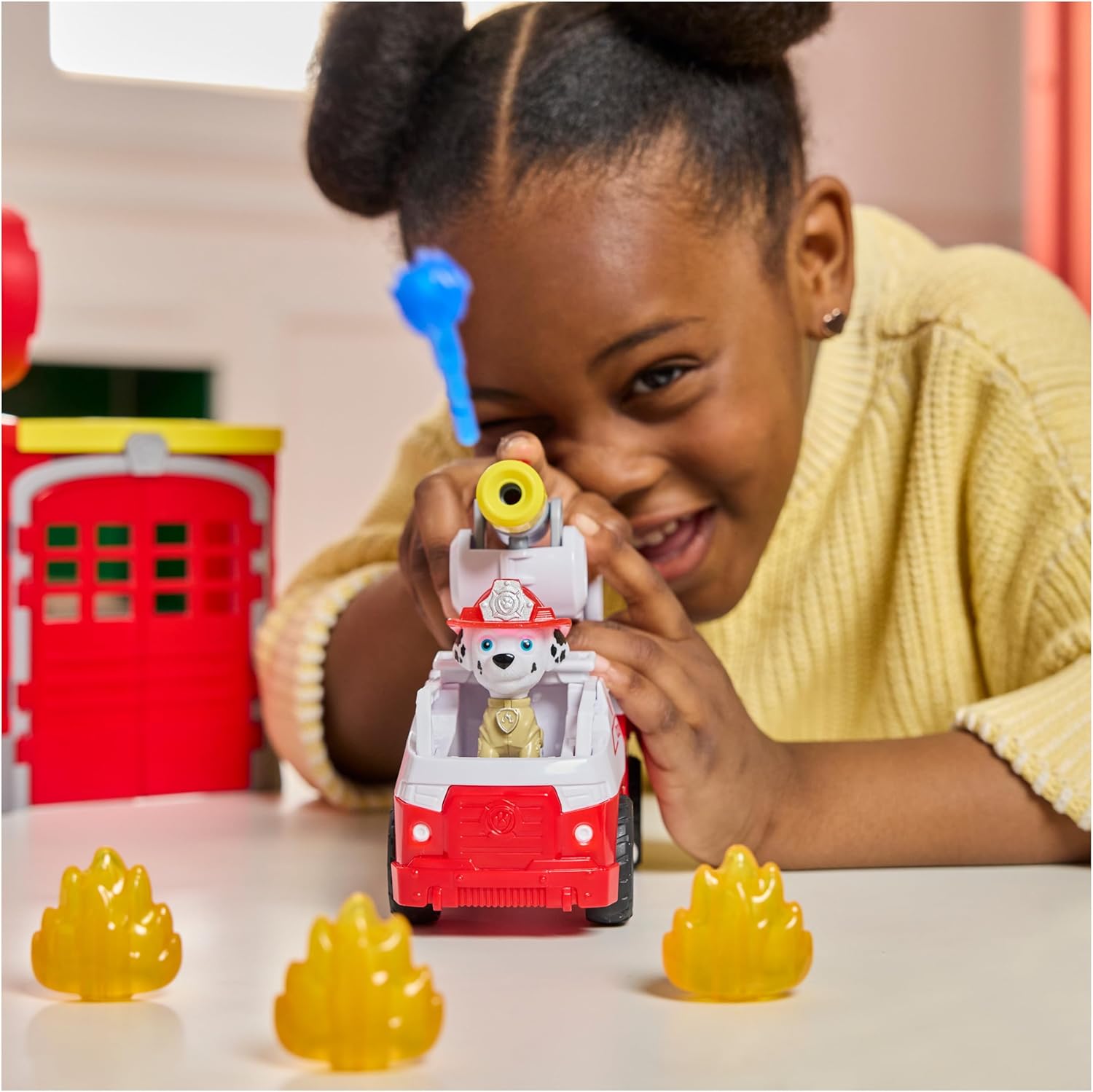 PAW Patrol Fire Rescue Command Center with Marshall Figure