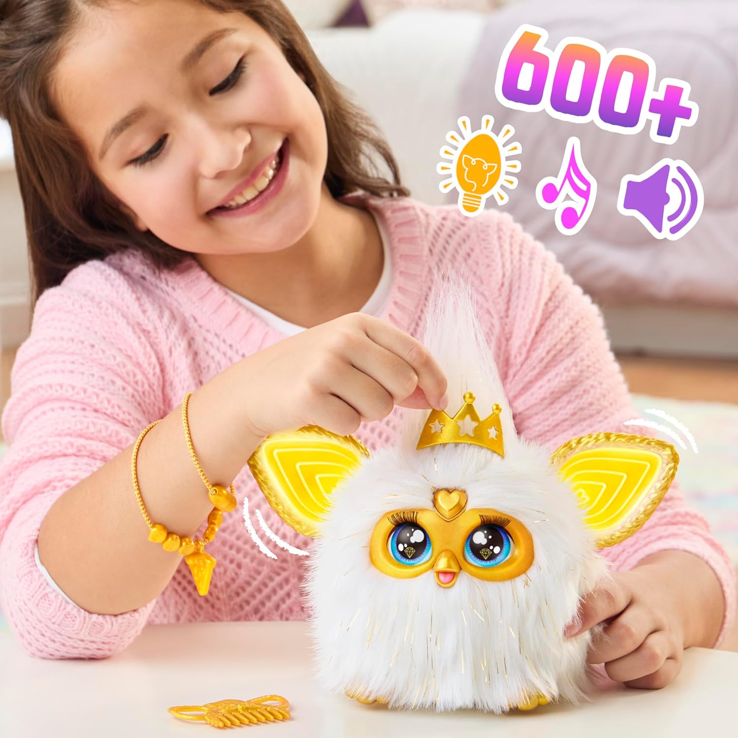 Furby Gold Glam Interactive Plush Toy