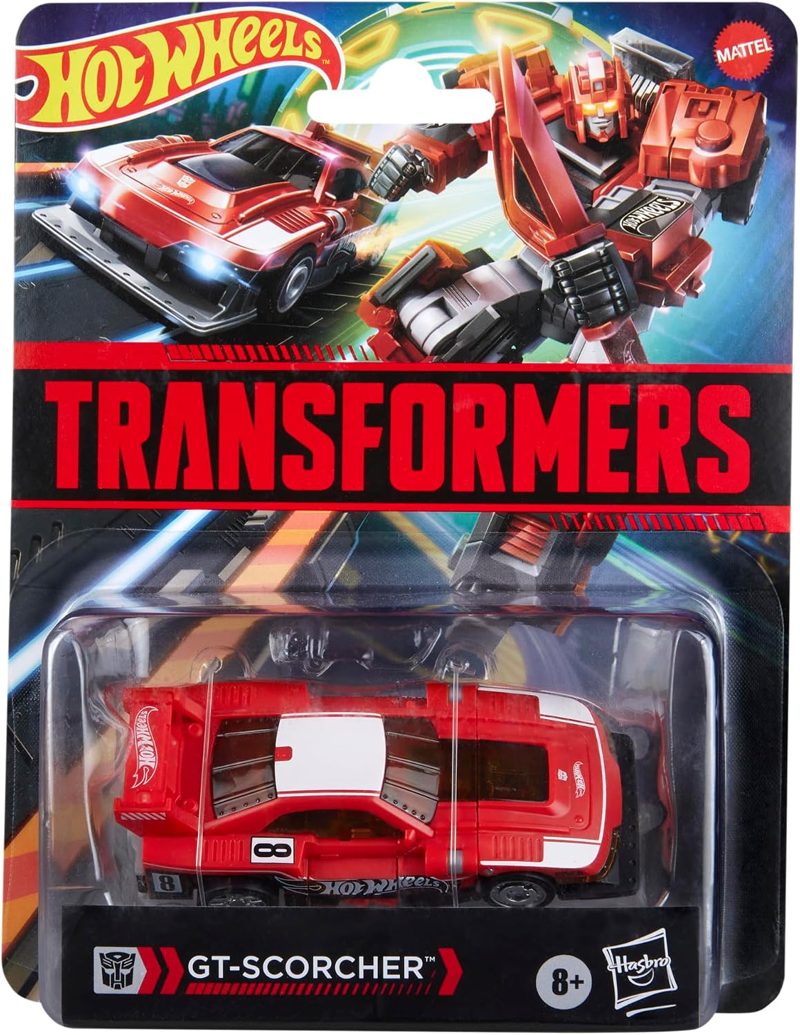 Transformers x Hotwheels GT Scorcher Action Figure