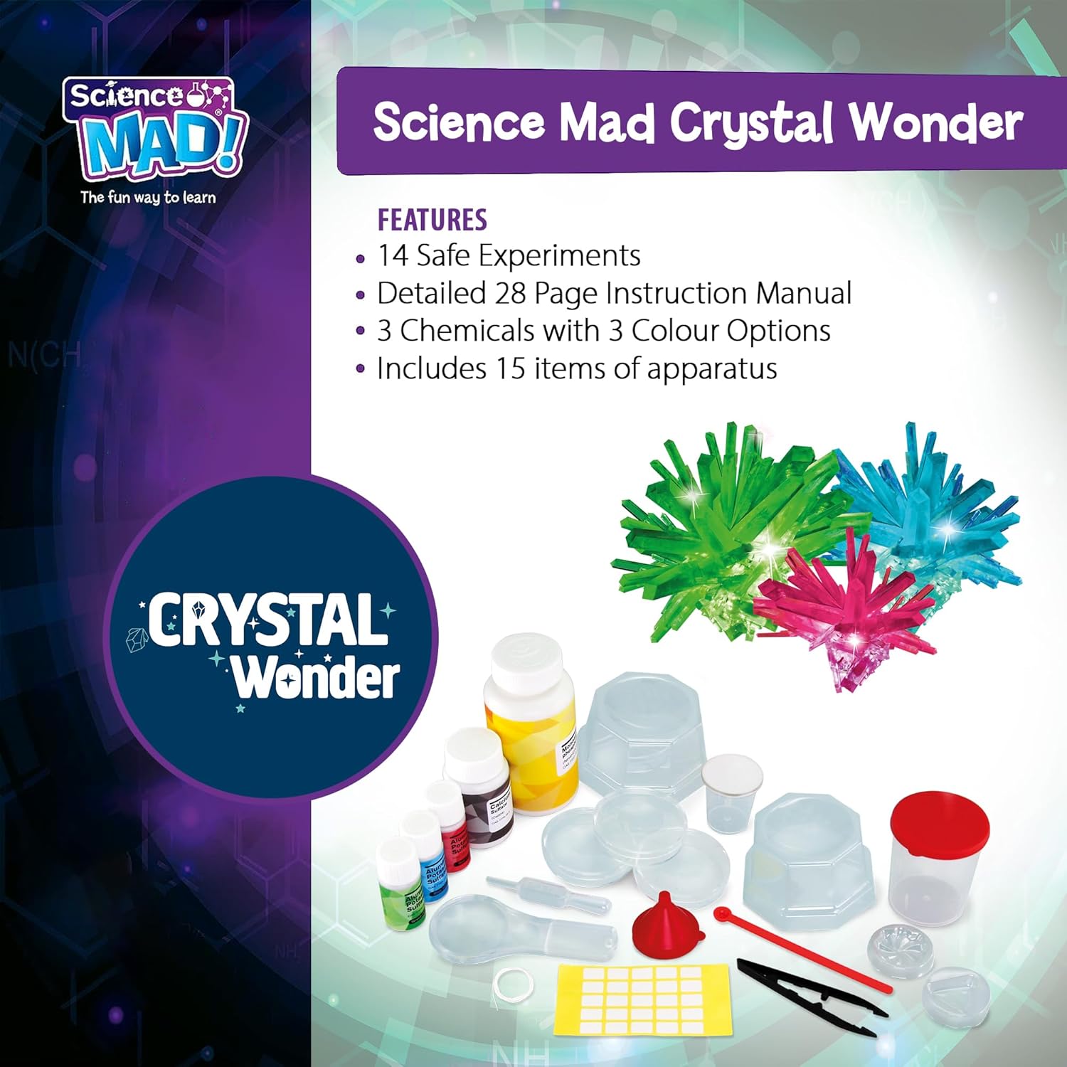 Science Mad Crystal Wonder Set
