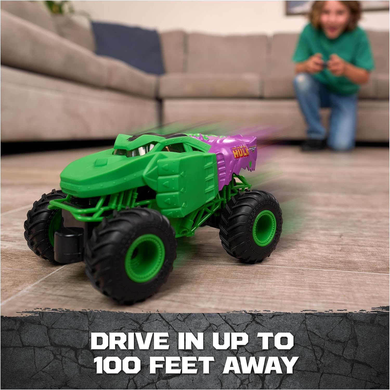 Monster Jam 1:24 Radio Controlled Hulk Monster Truck
