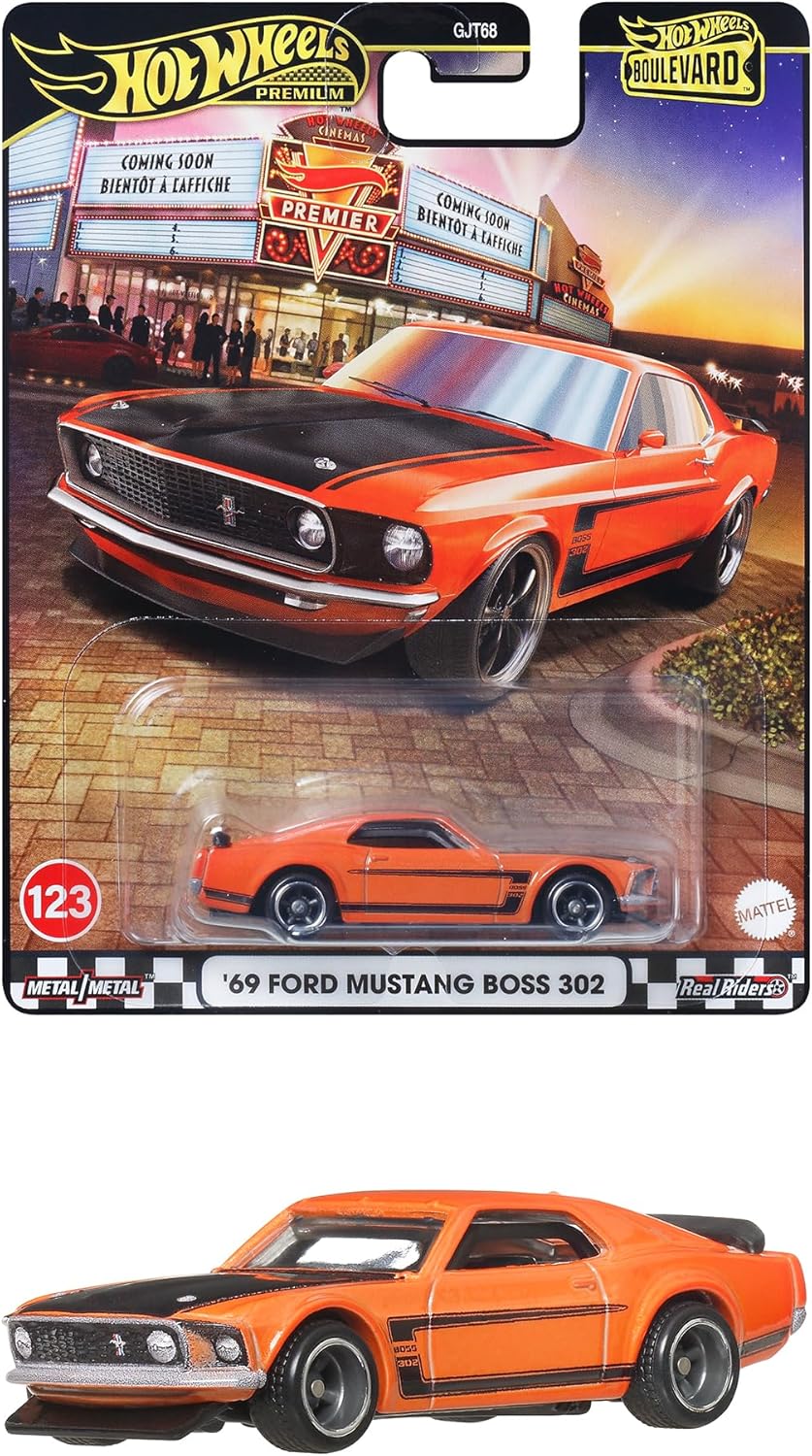 Hot Wheels Premium Boulevard 69 Ford Mustang Boss 302