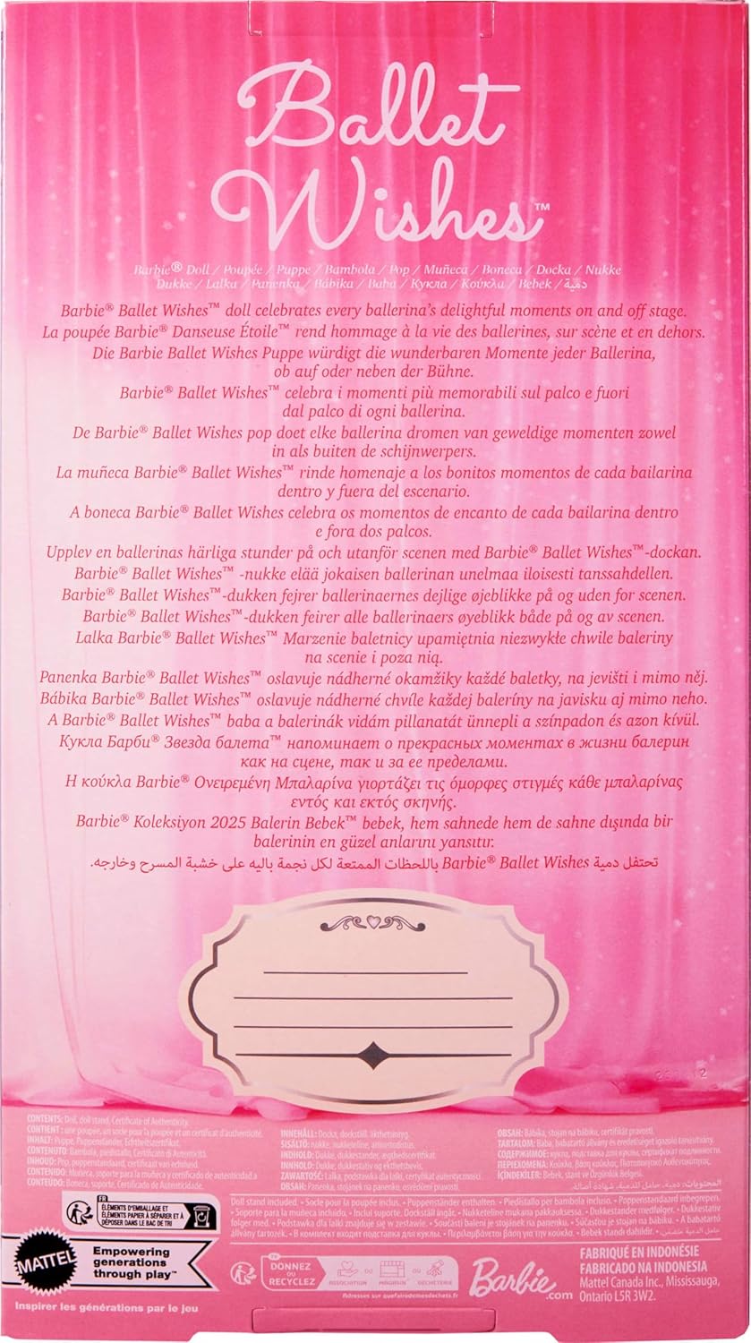 Barbie Ballet Wishes Signature Fashion Doll
