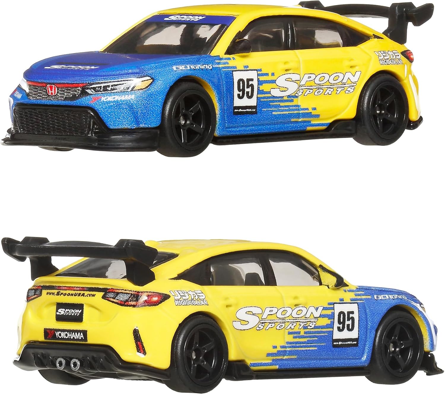 Hot Wheels Premium Car Culture '99 Honda Civic Type R (EK9) & Honda Civic Type R 1:64 Scale 2 Pack