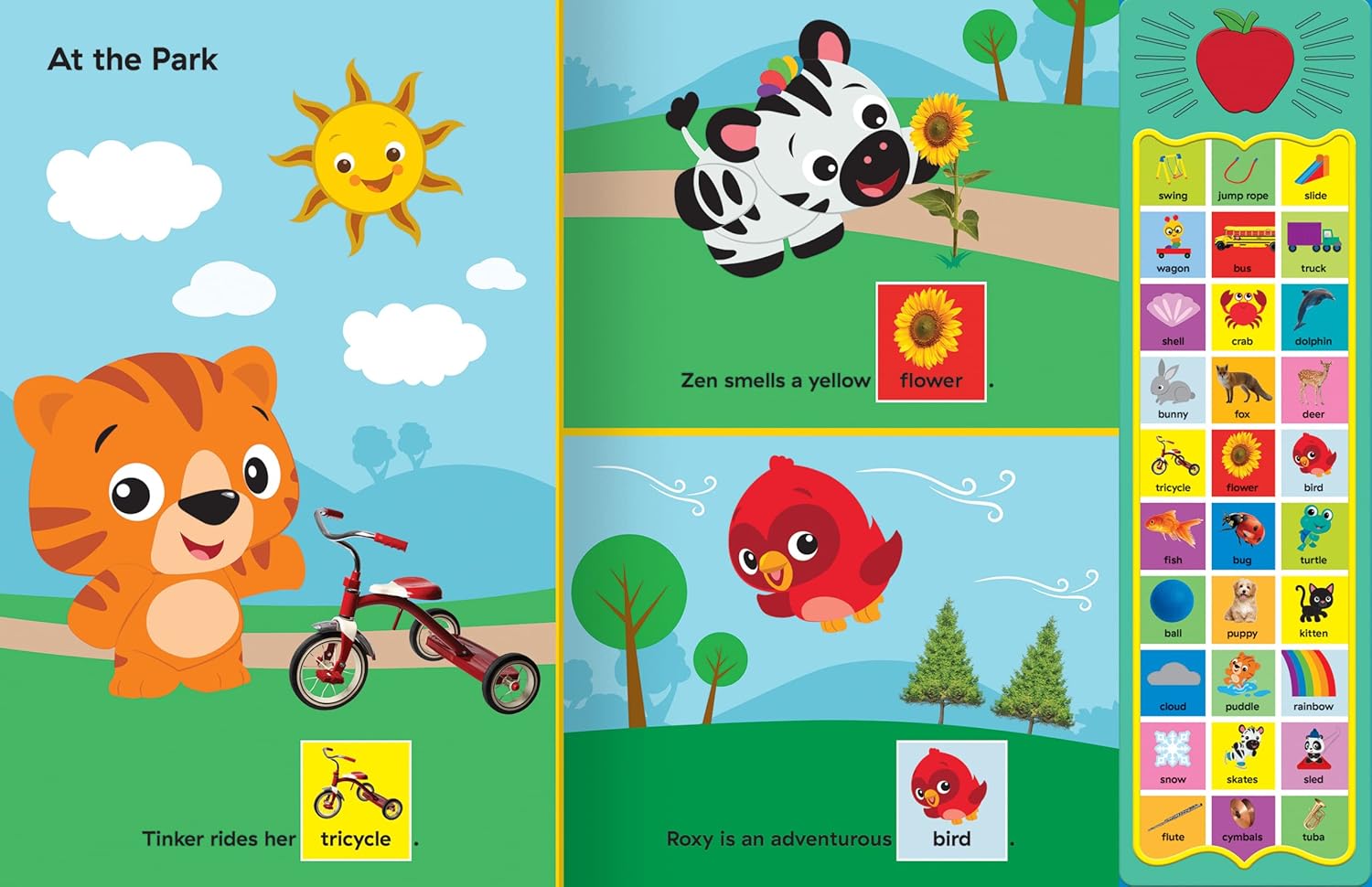 Baby Einstein First Words Everywhere Sounds Book