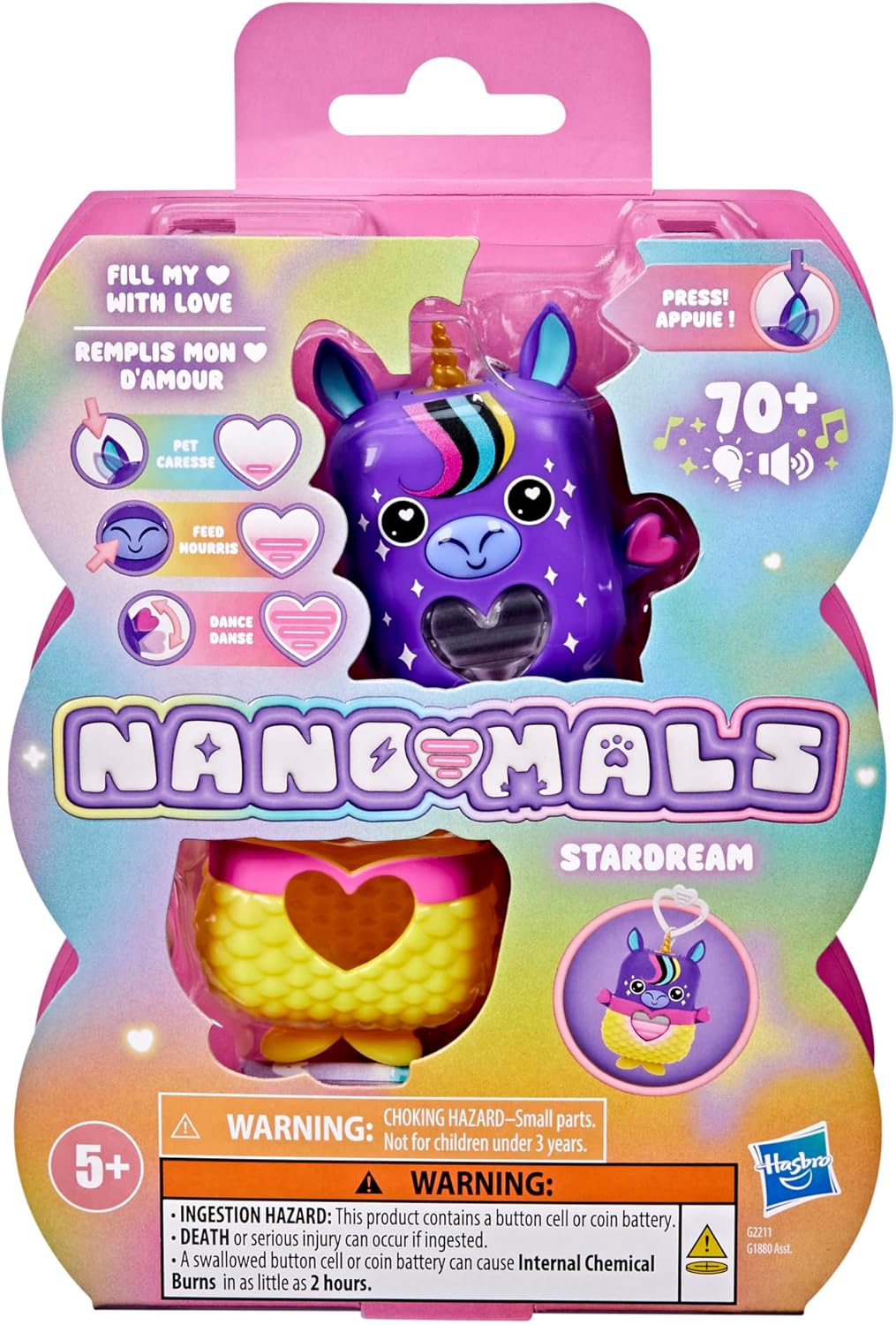 Nano-mals Stardream The Unicorn Electronic Fidget Pet